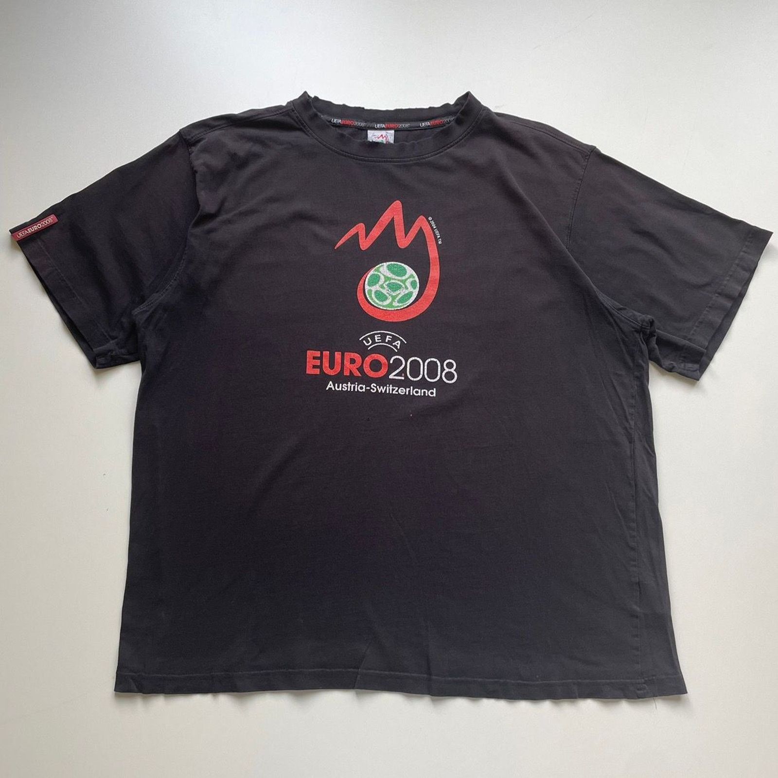 Vintage 2008 Austria Switzerland Euro Cup T Shirt Xl Y2k Hoodie, Sweatshirt | PodTeesHub.com