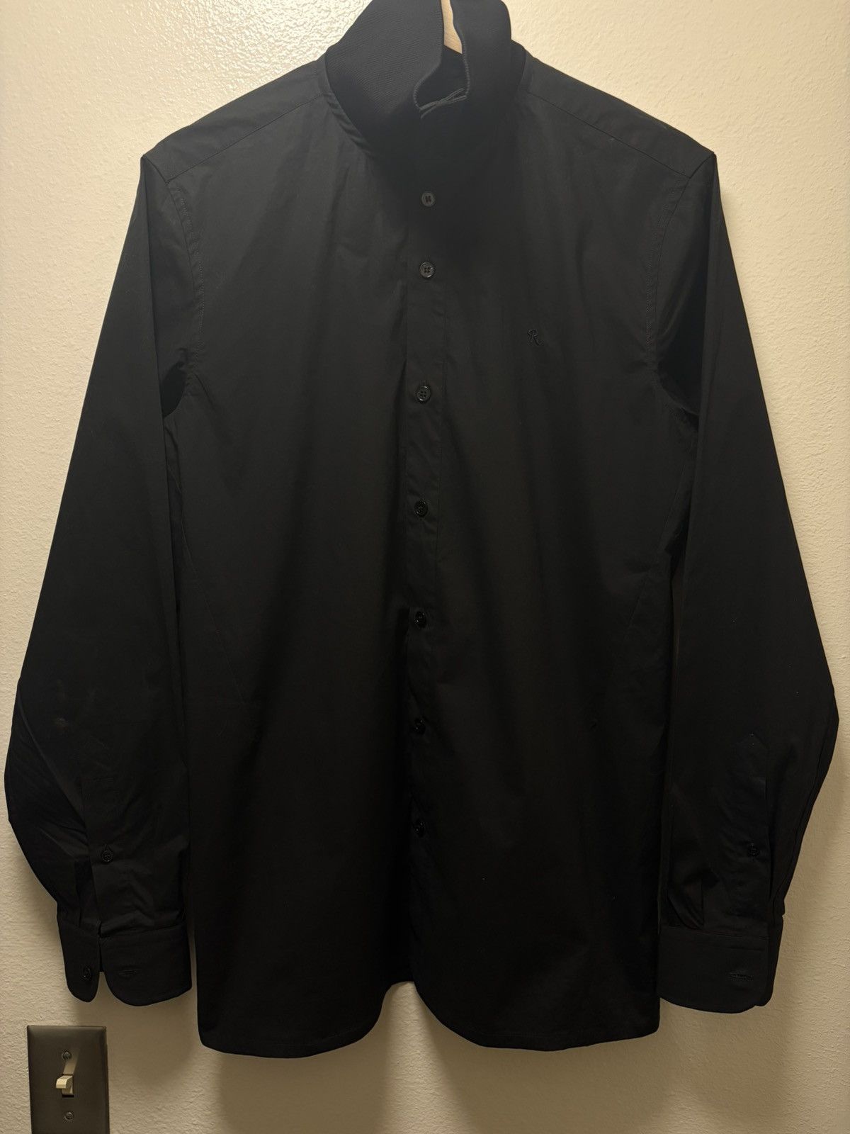 Simons Raf Simons High Neck Shirt Hoodie, Sweatshirt | PodTeesHub.com