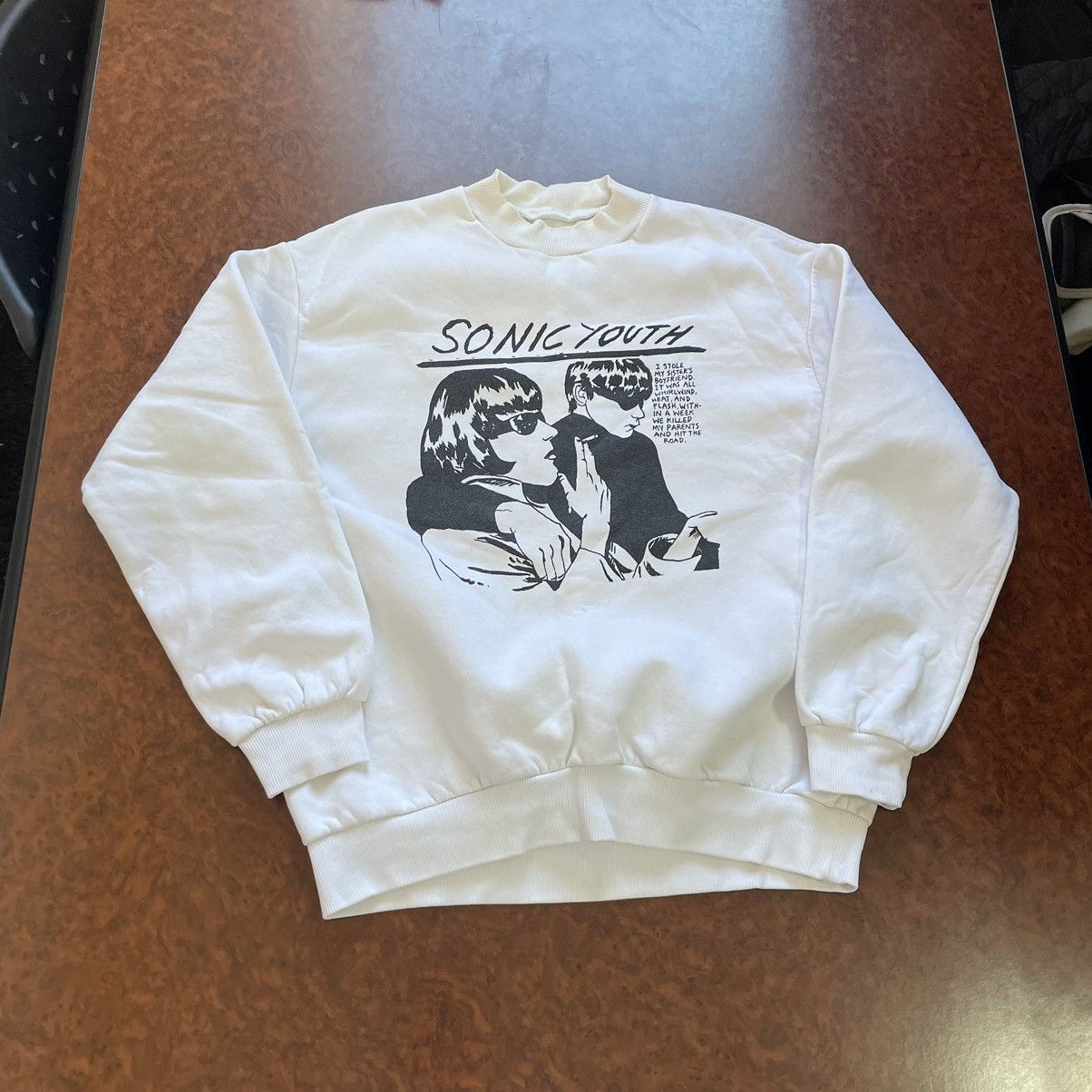 Vintage Sonic Youth Goo Album Cover Band Sweatshirt Crewneck S M T-Shirts, Hoodie | PodTeesHub.com