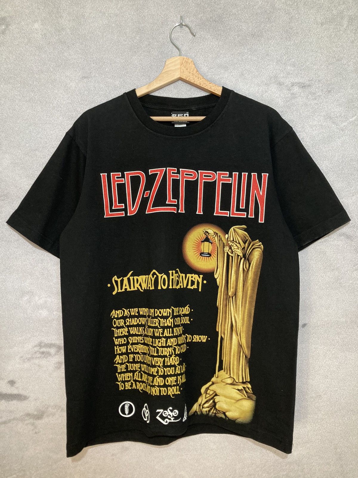 Vintage Led Zeppelin Rock Band Tee Art Graphic Retro Hoodie, Sweatshirt | PodTeesHub.com