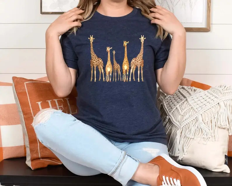 Giraffe Graphic T-Shirt Hoodie, Sweatshirt | PodTeesHub.com