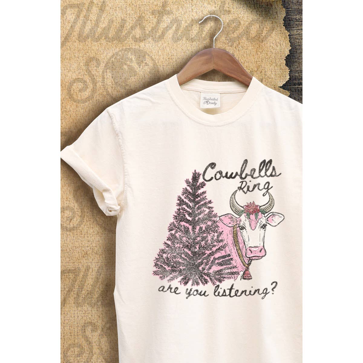 Cowbells Ring Valentine Graphic Tee Hoodie, Sweatshirt | PodTeesHub.com