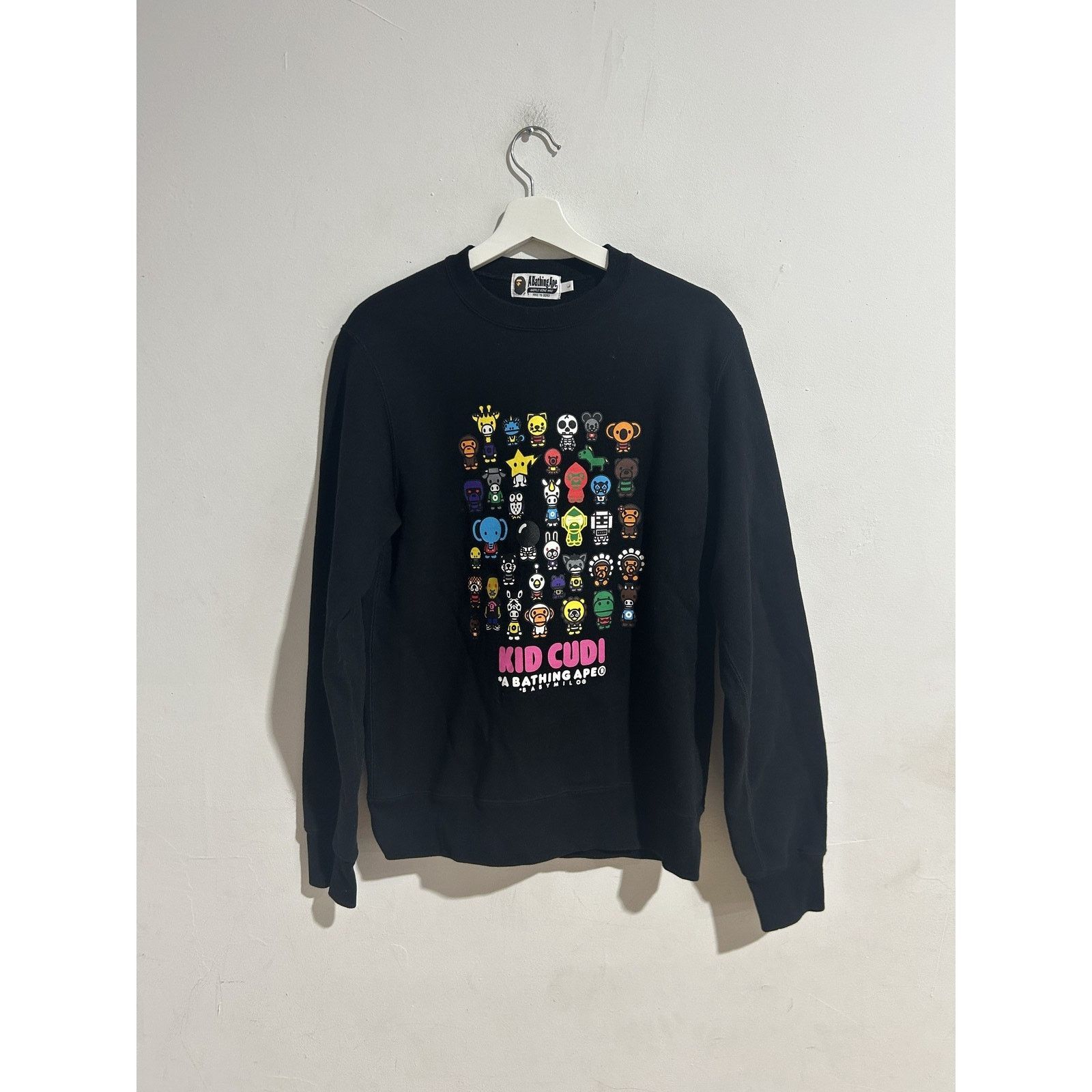 Kid Cudi Baby Milo Crewneck Black Size Large Preowned T-Shirts, Hoodie, Sweatshirt | PodTeesHub.com
