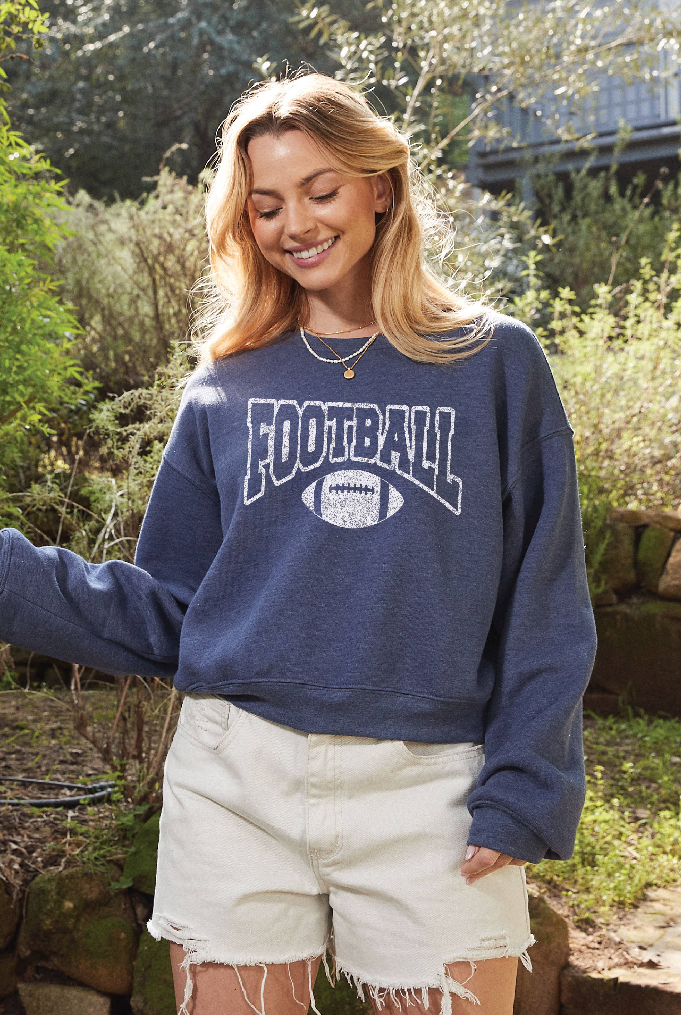 Football Mid Graphic Sweatshirt T-Shirts, Hoodie | PodTeesHub.com
