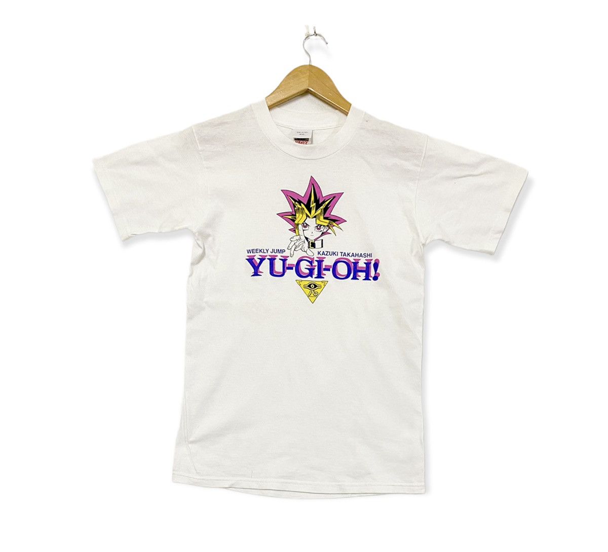 Vintage 90s Yu Gi Oh Weekly Jump Kazuki Takahashi T Shirts Hoodie, Sweatshirt | PodTeesHub.com