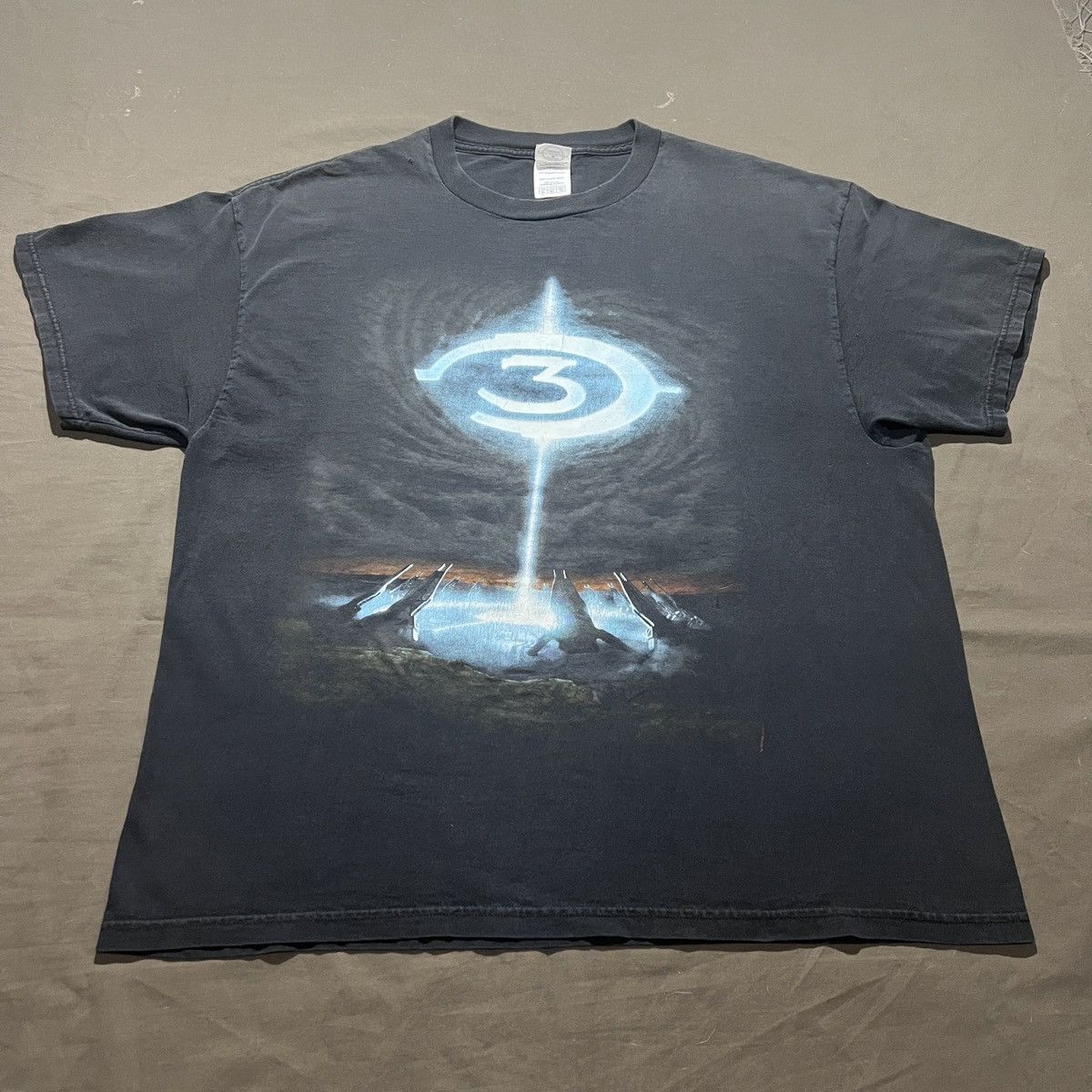 Vintage Y2k Halo 3 Xbox Promo Tee Xl Faded Hoodie, Sweatshirt | PodTeesHub.com
