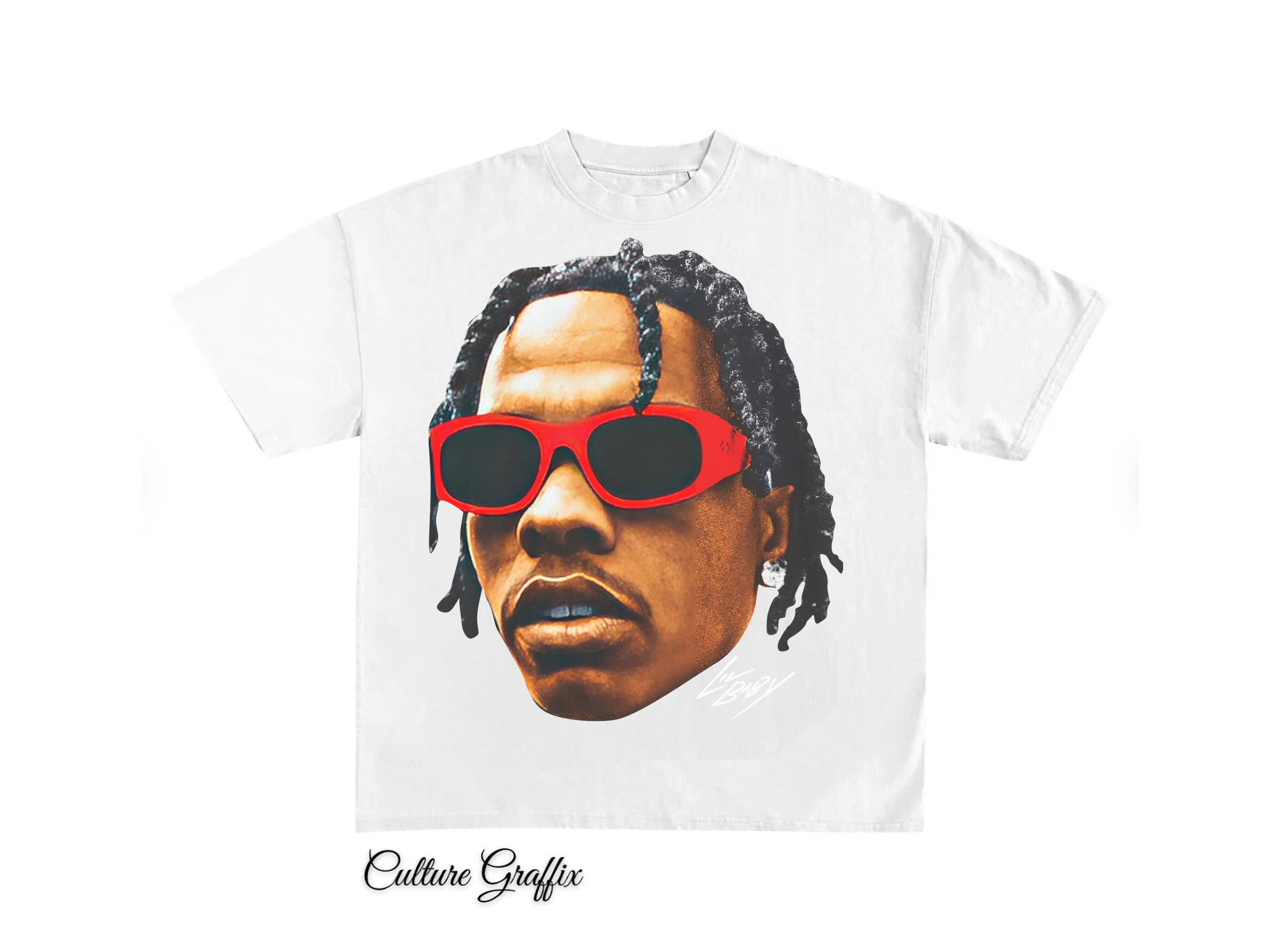 Vintage Lil Baby Rap Tee - White Hip Hop Graphic T-Shirt Hoodie, Sweatshirt | PodTeesHub.com