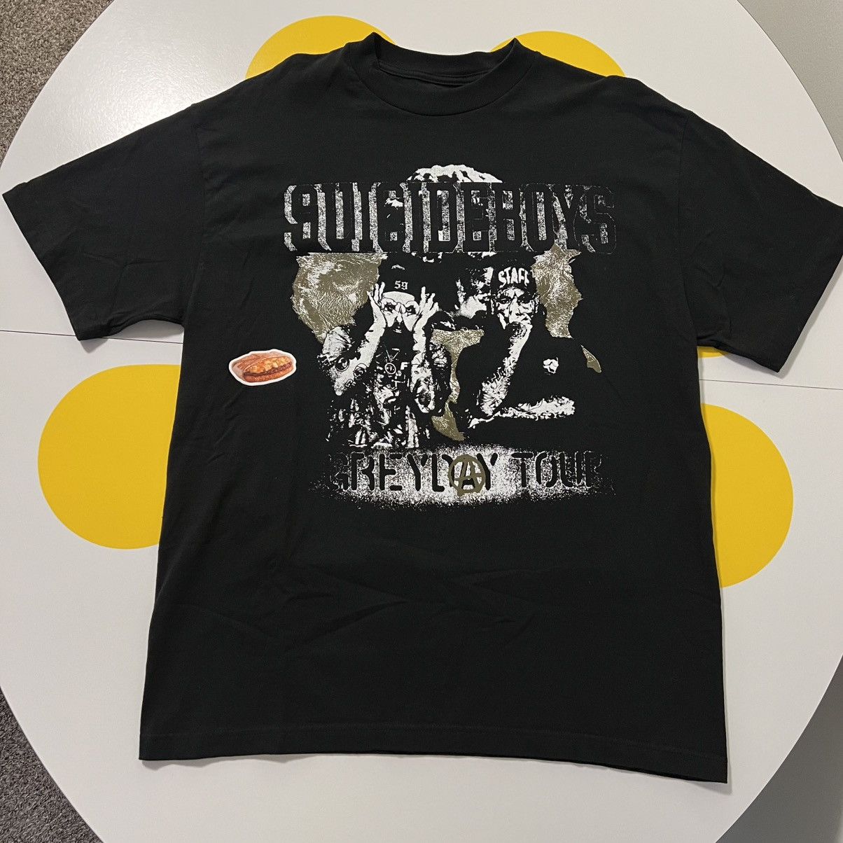 G59 Records Suicideboys Grey Day 2025 Tour Tee Large Black Hoodie, Sweatshirt | PodTeesHub.com
