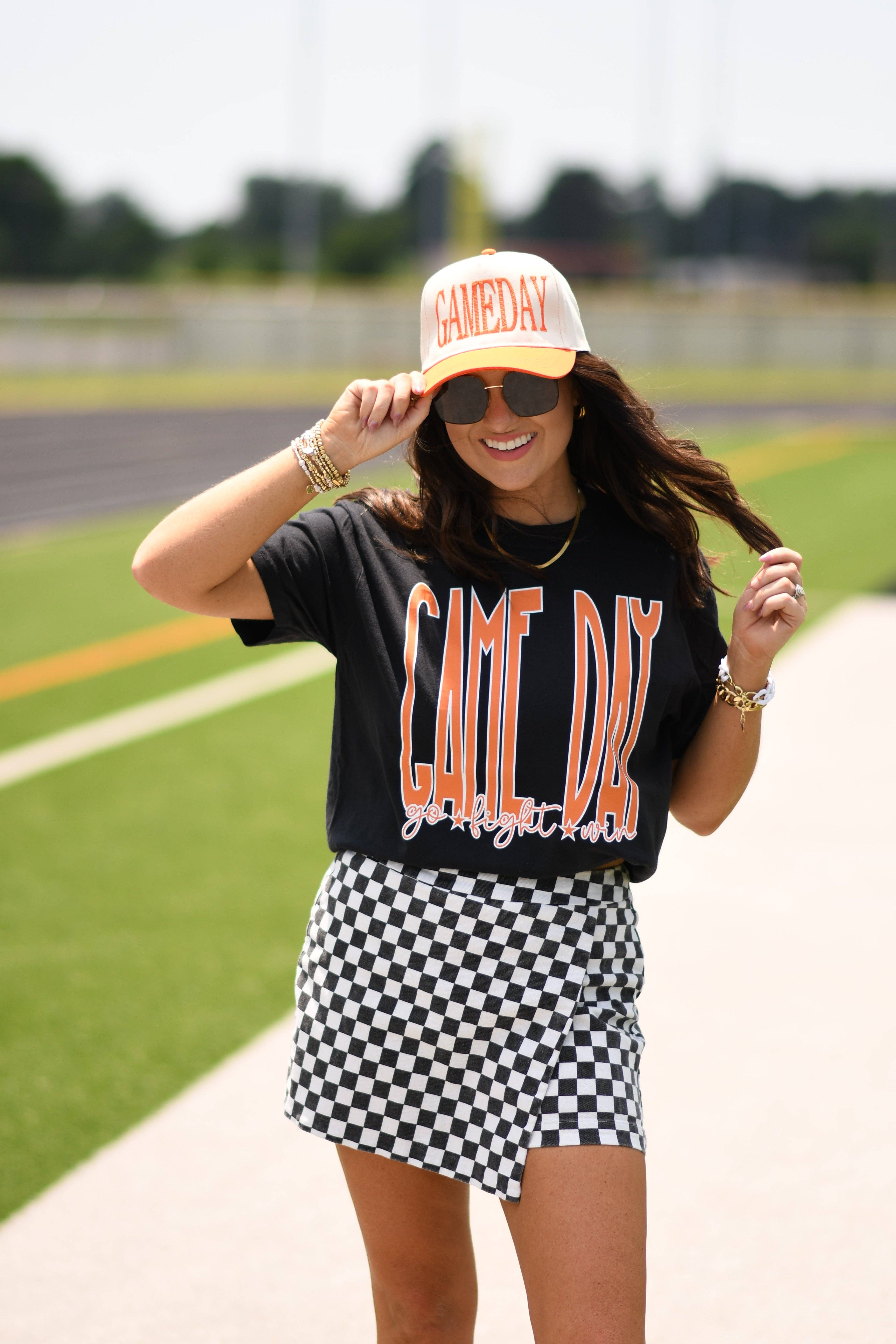 Orange Game Day Go Fight Win Tee Hoodie, Sweatshirt | PodTeesHub.com