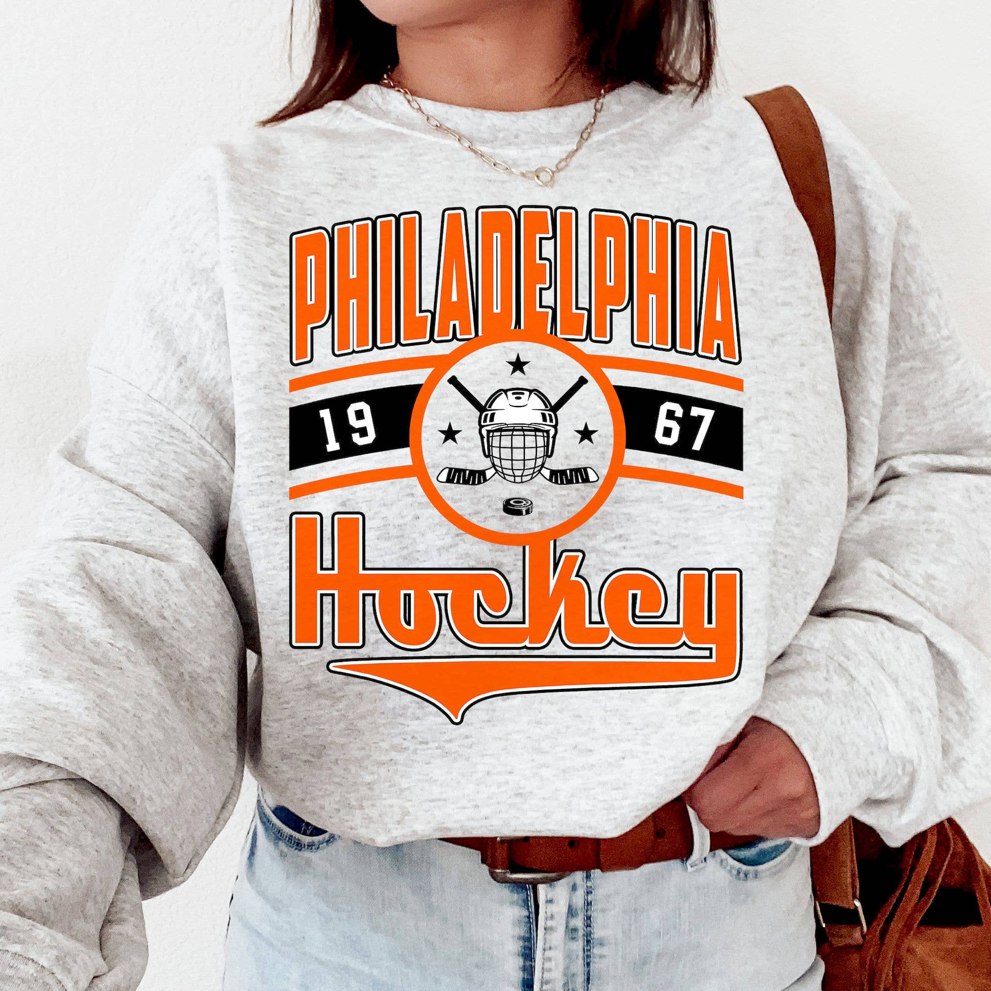 Vintage Philadelphia Flyers Hockey Fan Sweatshirt, Retro 196 T-Shirts, Hoodie | PodTeesHub.com
