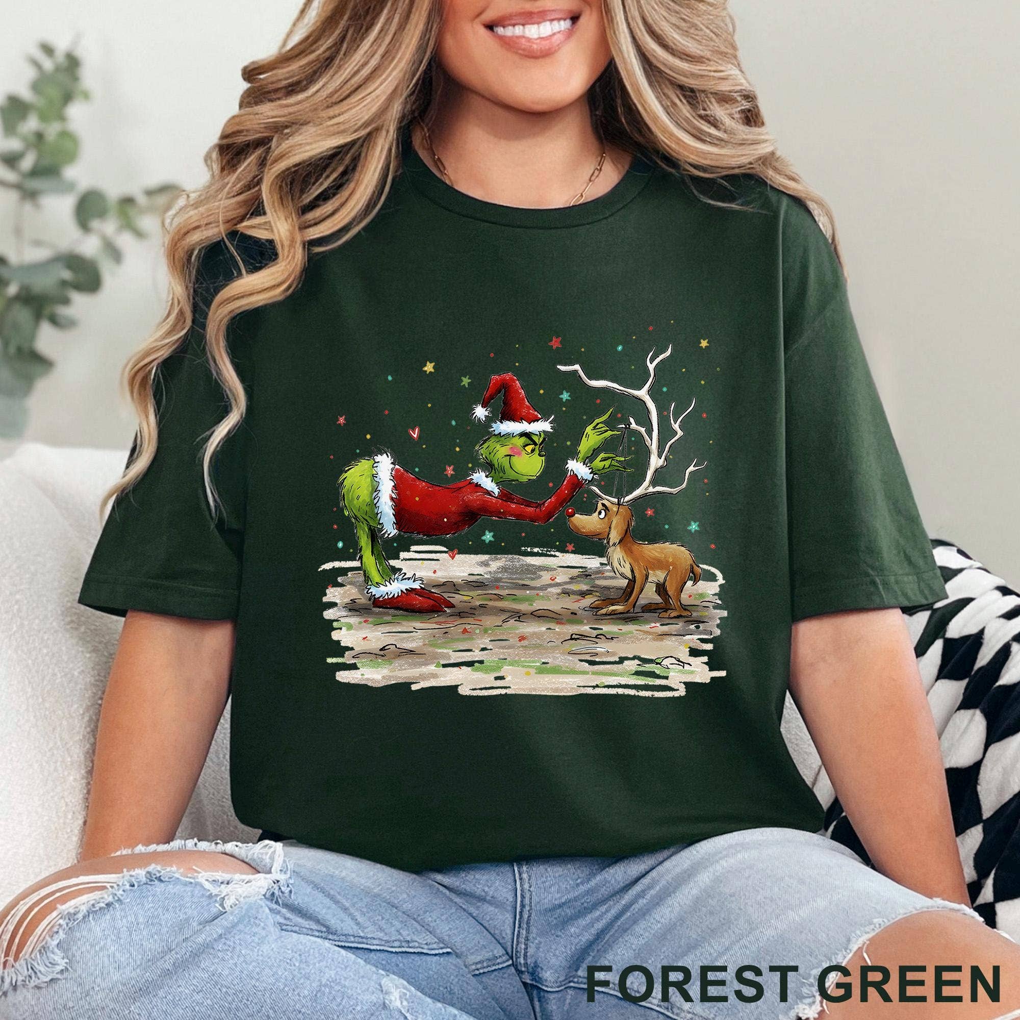 Merry Grinchmas Dog Lover Christmas Shirt Hoodie, Sweatshirt | PodTeesHub.com