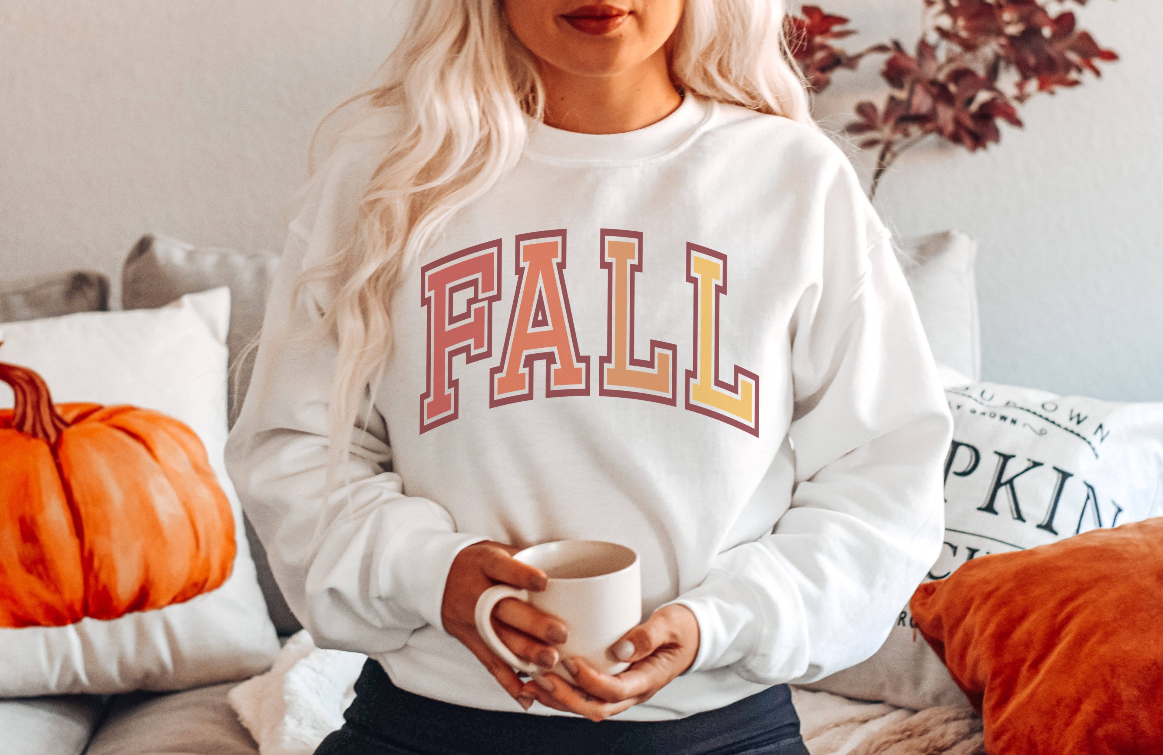 Fall Varsity Crew Neck Sweatshirt | Fall T-Shirts, Hoodie | PodTeesHub.com