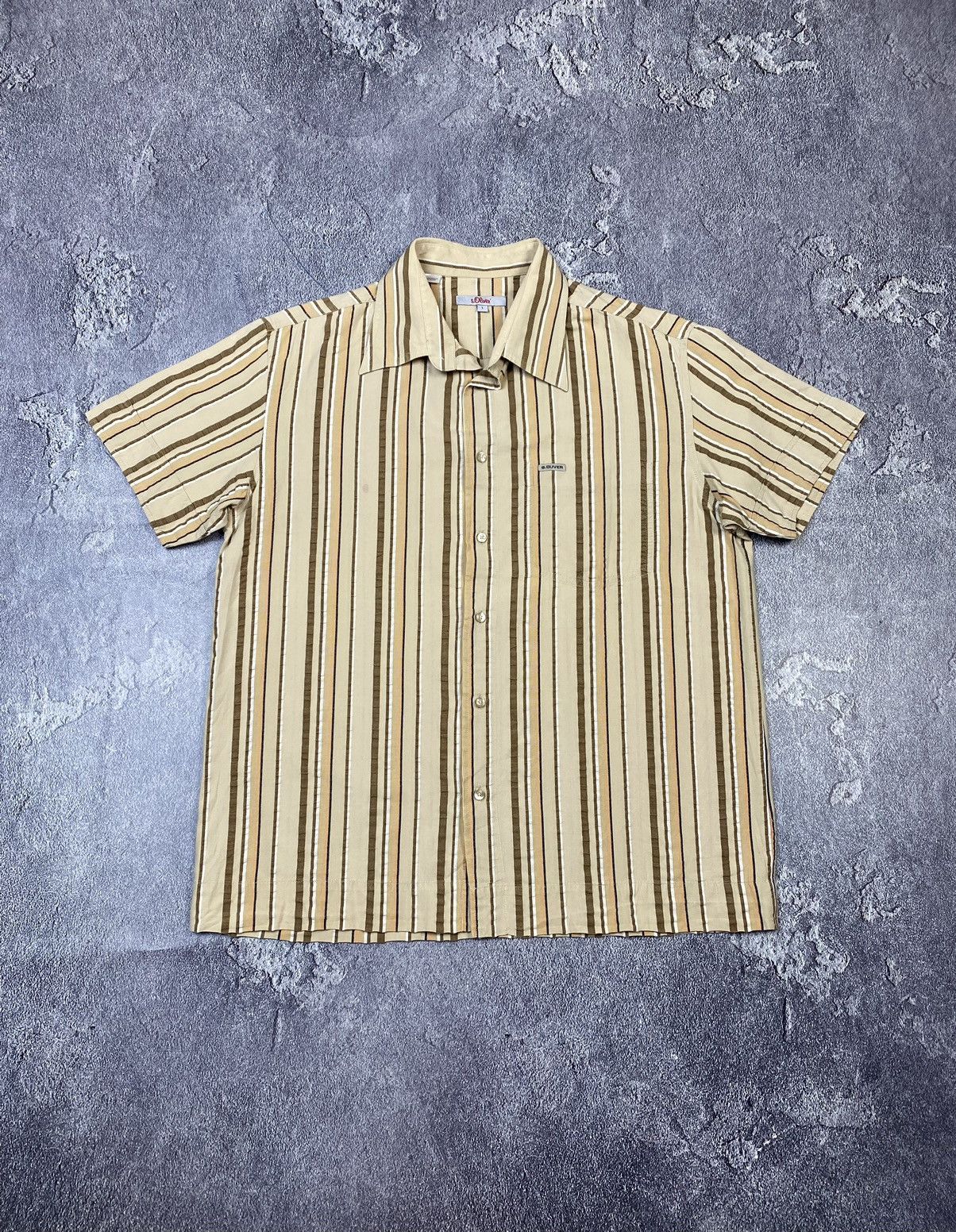 If Six Was Nine Vintage 00s Stripe Biege Shirt Y2k Streetwear Soprano Style Hoodie, Sweatshirt | PodTeesHub.com