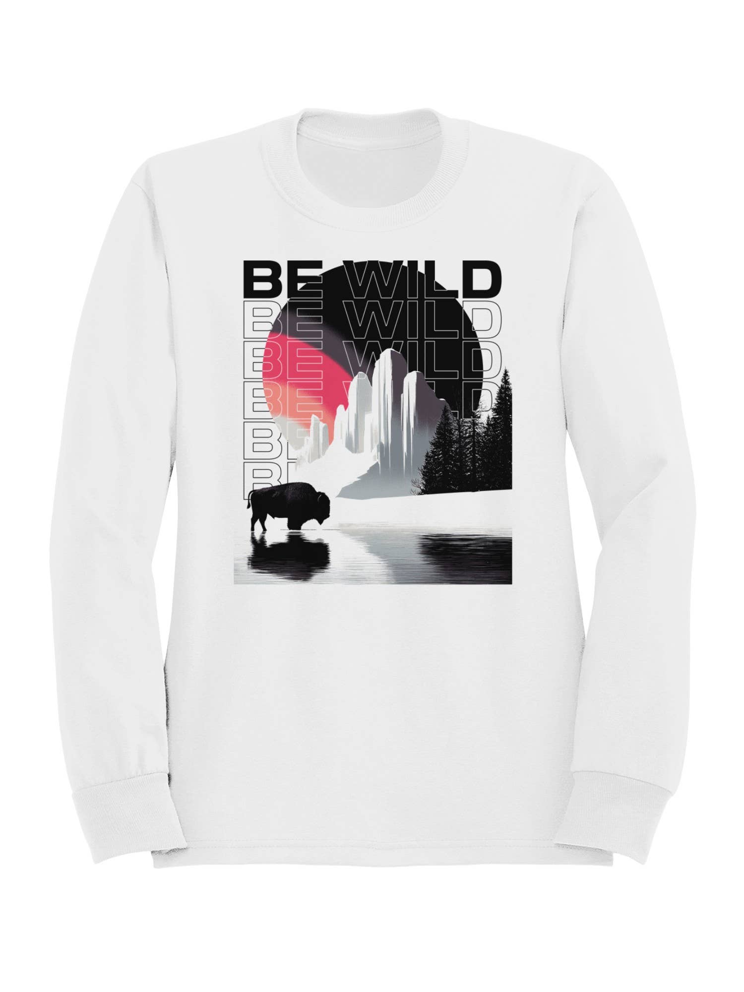 Be Wild: Majestic Canyon Sunset Men's Sweatshirt T-Shirts, Hoodie | PodTeesHub.com
