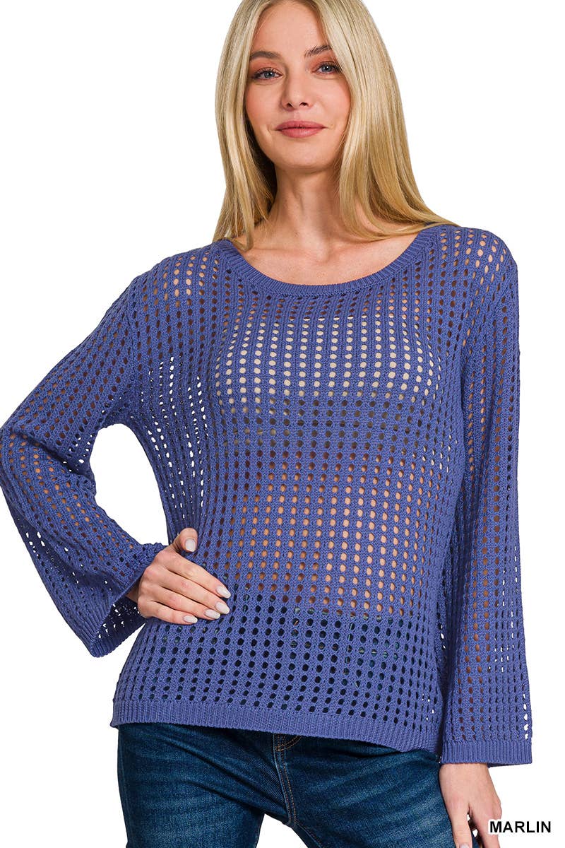 0812 Hollow Out Long Sleeve Sweater SI-27086 T-Shirts, Hoodie, Sweatshirt | PodTeesHub.com