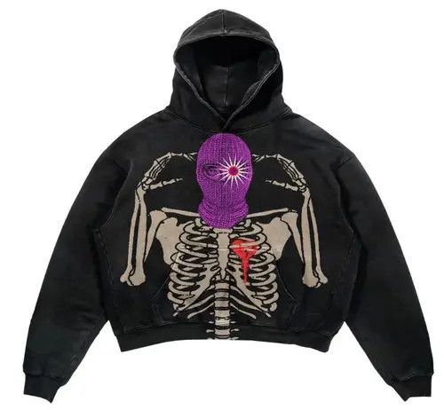 Japanese Brand Streetwear Skeleton Punk Gothic T-Shirts, Hoodie, Sweatshirt