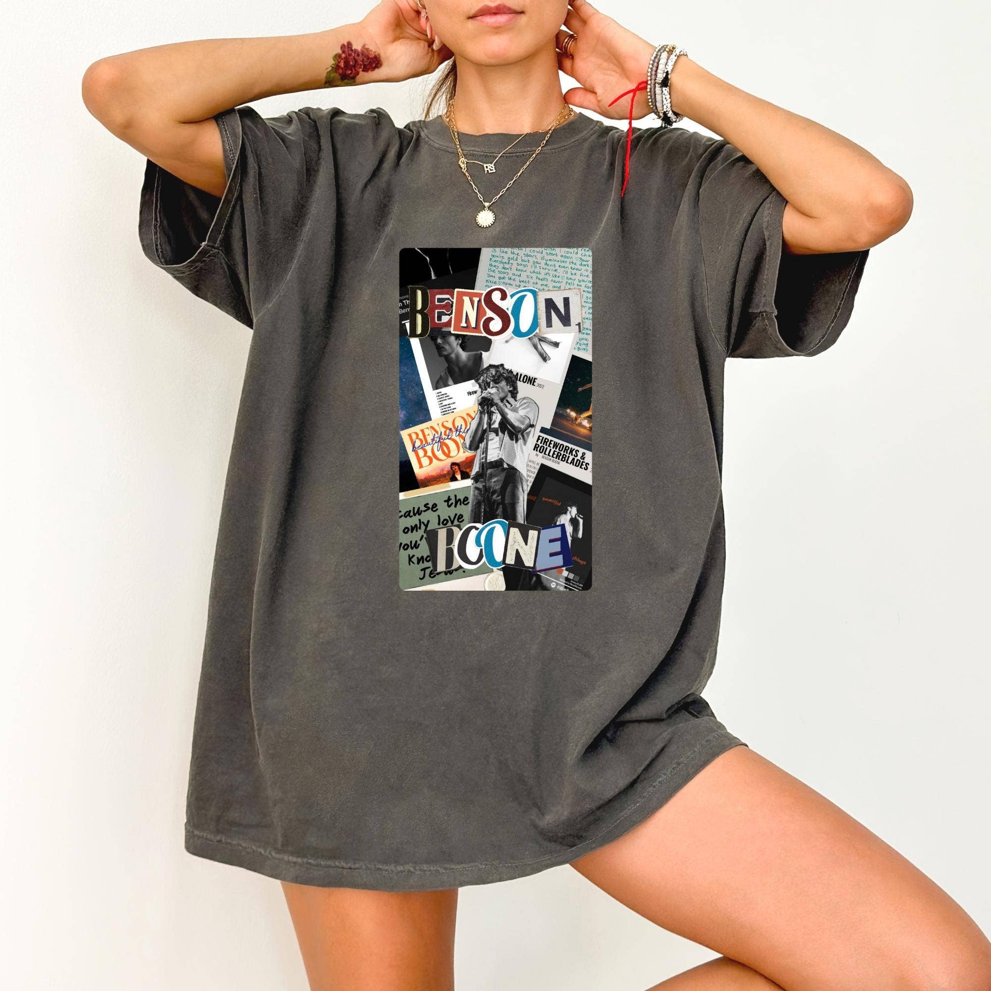 Benson Boone Vintage Concert Tee Hoodie, Sweatshirt | PodTeesHub.com