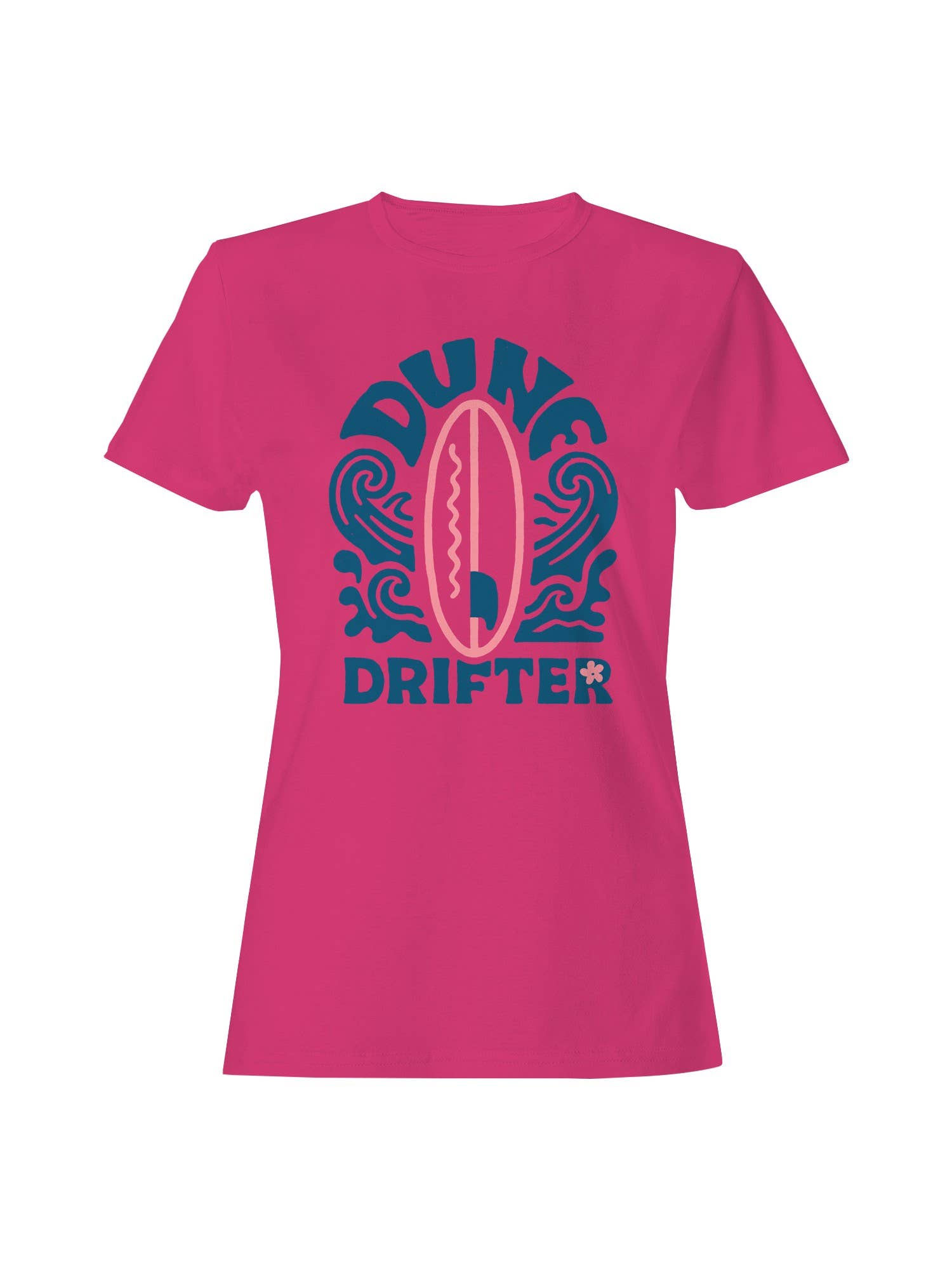 Dune Drifter Surf Design Art Women's T-Shirt Hoodie, Sweatshirt | PodTeesHub.com