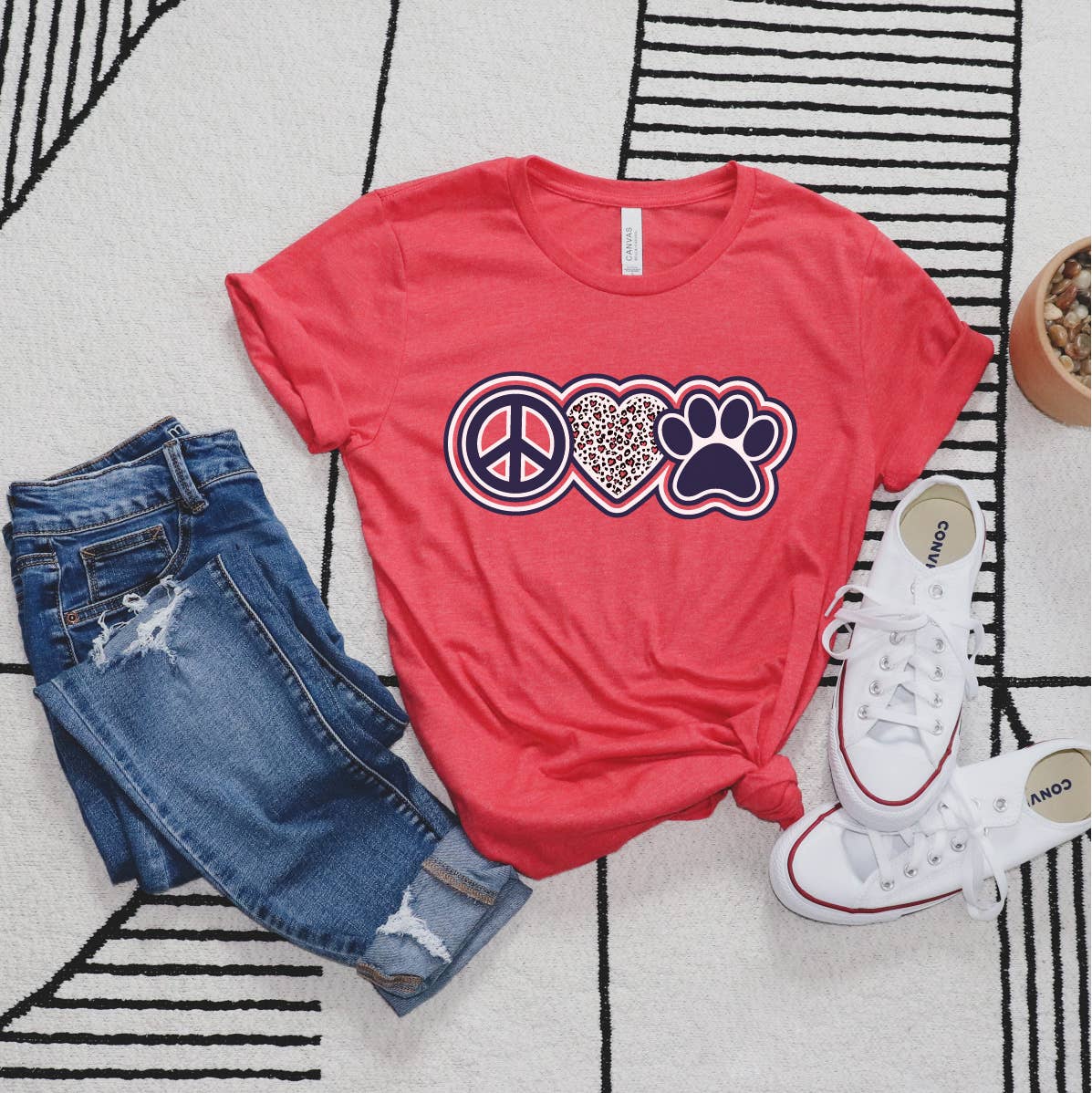 Peace Love Dog T-Shirt Sale Hoodie, Sweatshirt | PodTeesHub.com