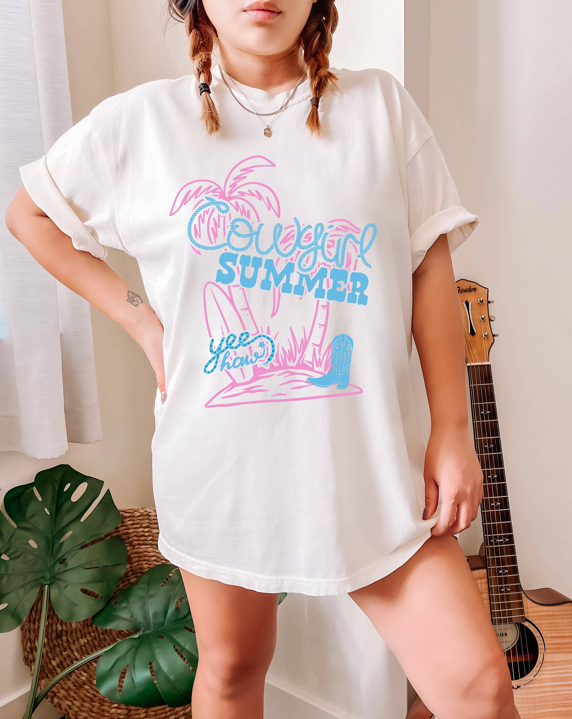 Cowgirl Summer, Graphic Tee, Graphic Apparel, Summer Shirt Hoodie, Sweatshirt | PodTeesHub.com