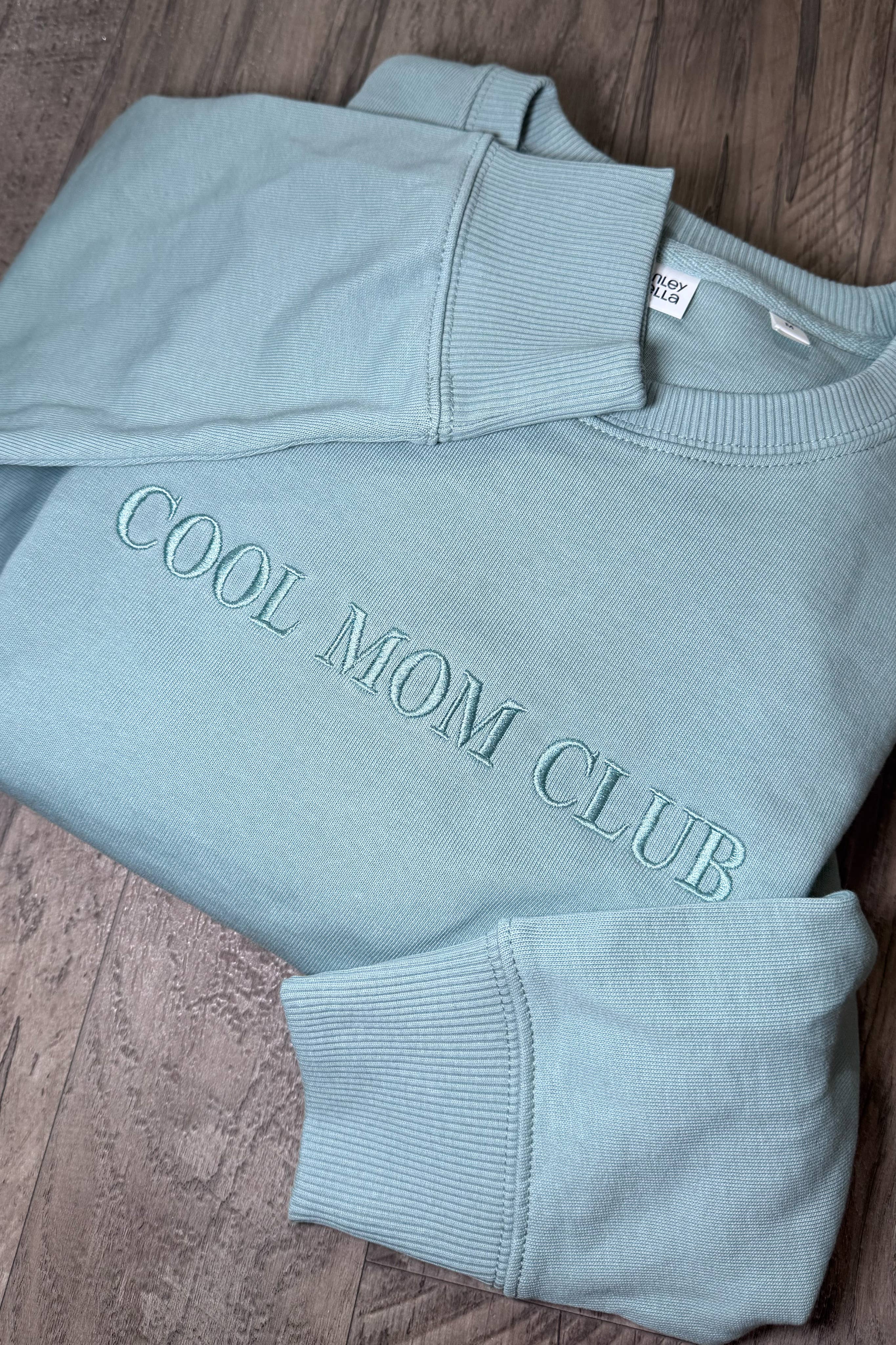 Embroidered Cool Mom Club Sweater T-Shirts, Hoodie, Sweatshirt | PodTeesHub.com