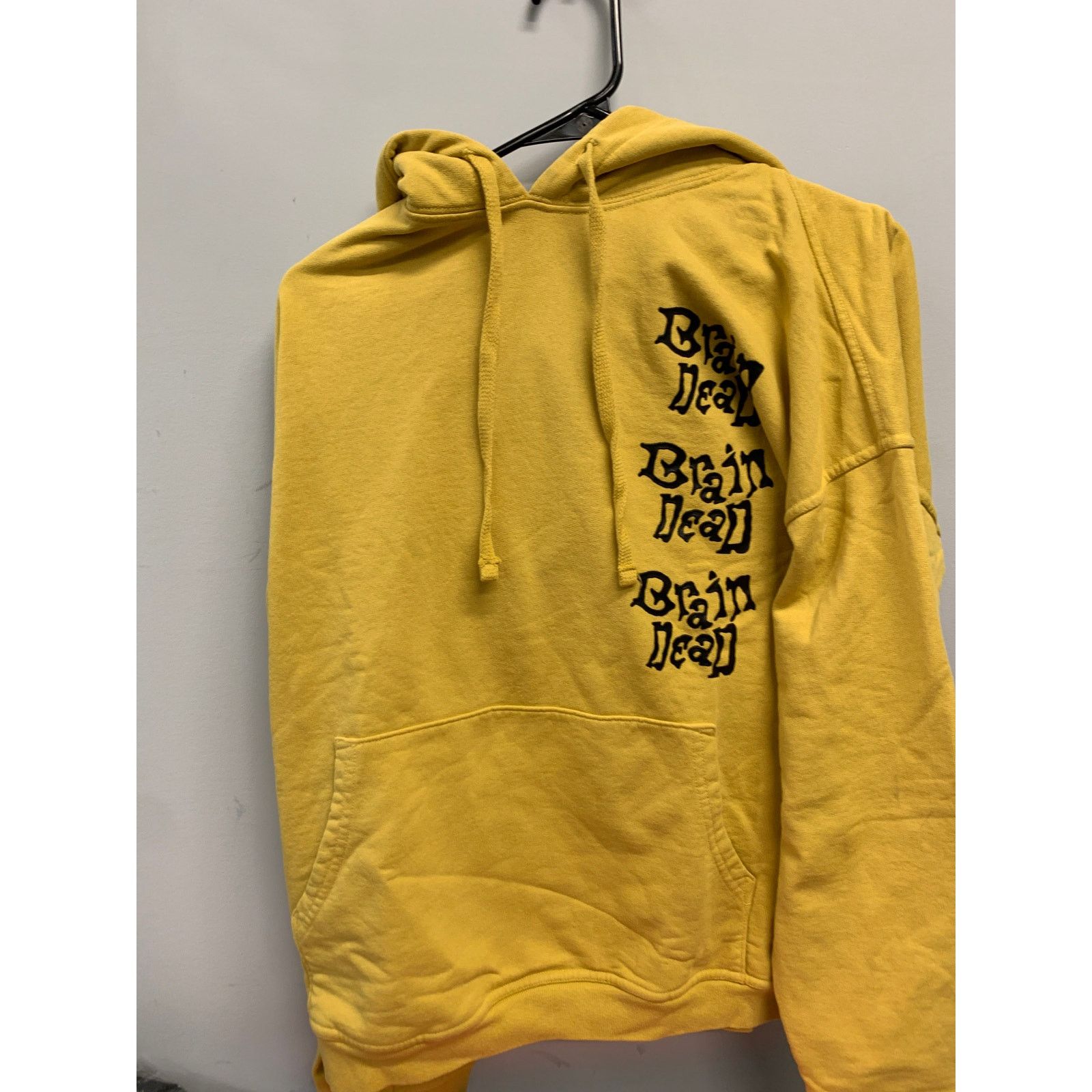 Brain Dead Braindead Yellow Graphic Hoodie Size Small New Ships Now T-Shirts, Sweatshirt | PodTeesHub.com