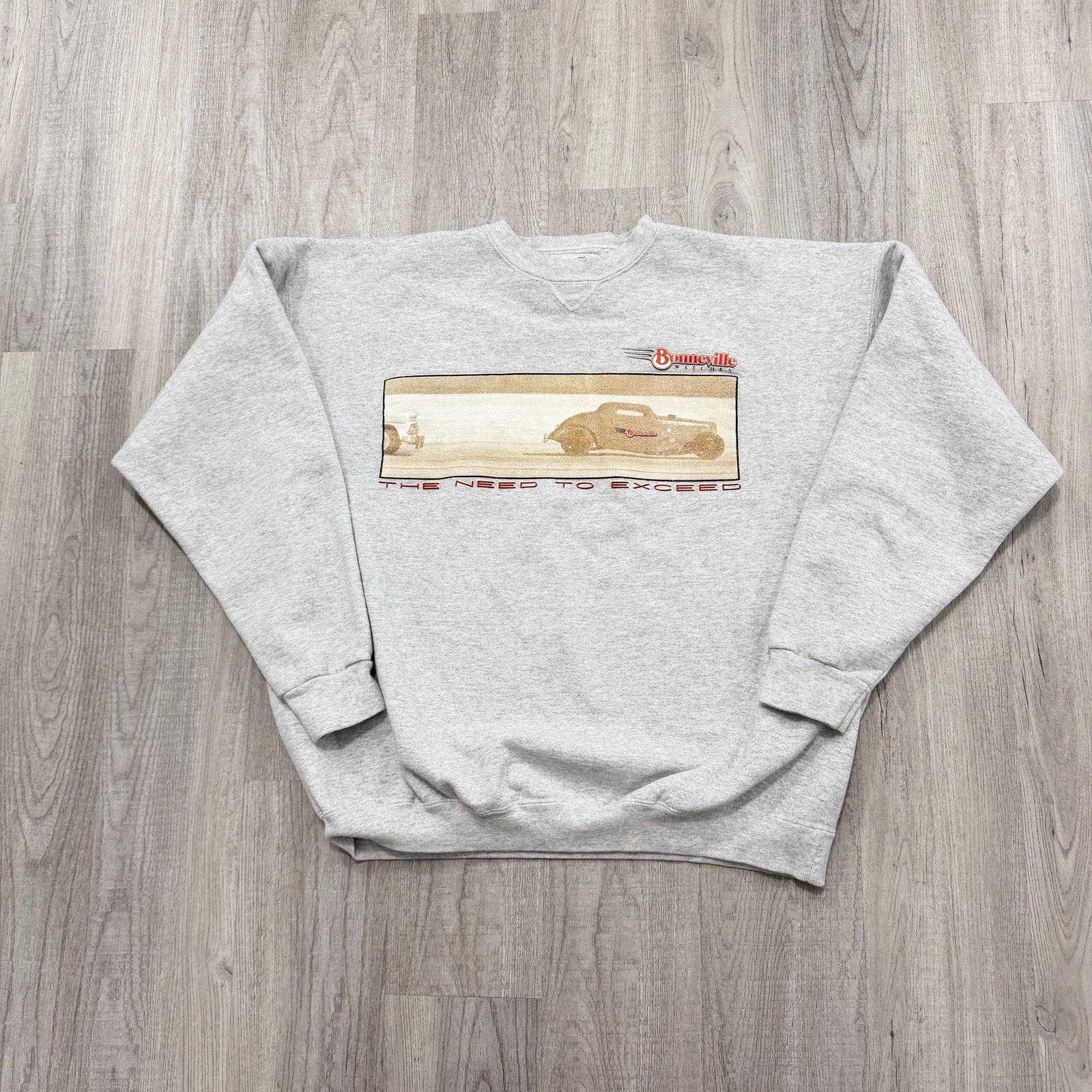 Vintage Bonneville Sports Watches Sweatshirt Men S Xl Gray T-Shirts, Hoodie | PodTeesHub.com