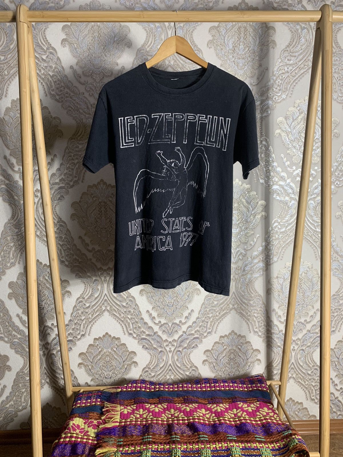 Zeppelin Led Zeppelin T Shirt Streetwear Y2k Drill Band Tees Hoodie, Sweatshirt | PodTeesHub.com