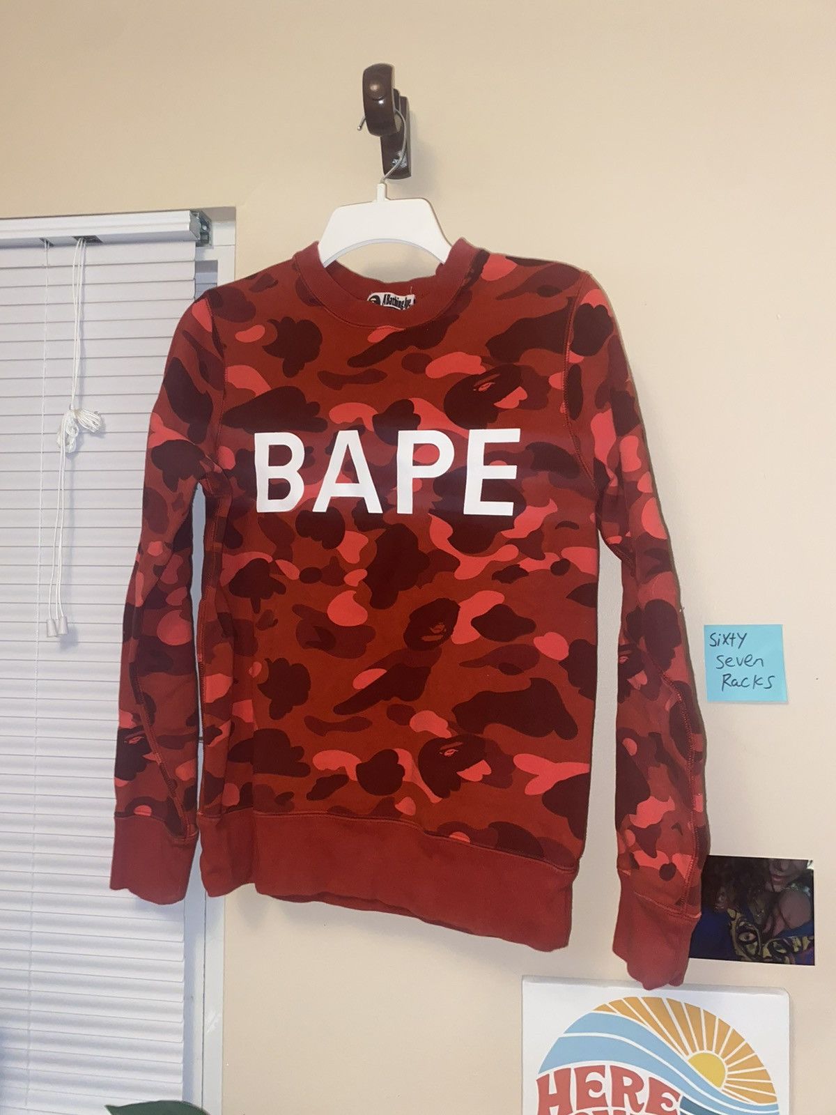 Color Camo Bape Crewneck S Mens T-Shirts, Hoodie, Sweatshirt | PodTeesHub.com