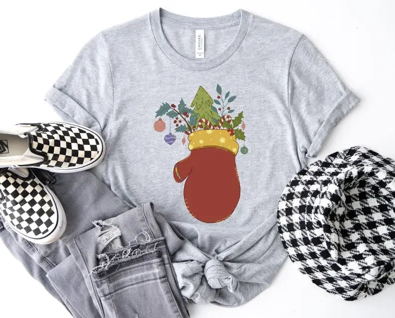 Christmas Glove T-Shirt Hoodie, Sweatshirt | PodTeesHub.com