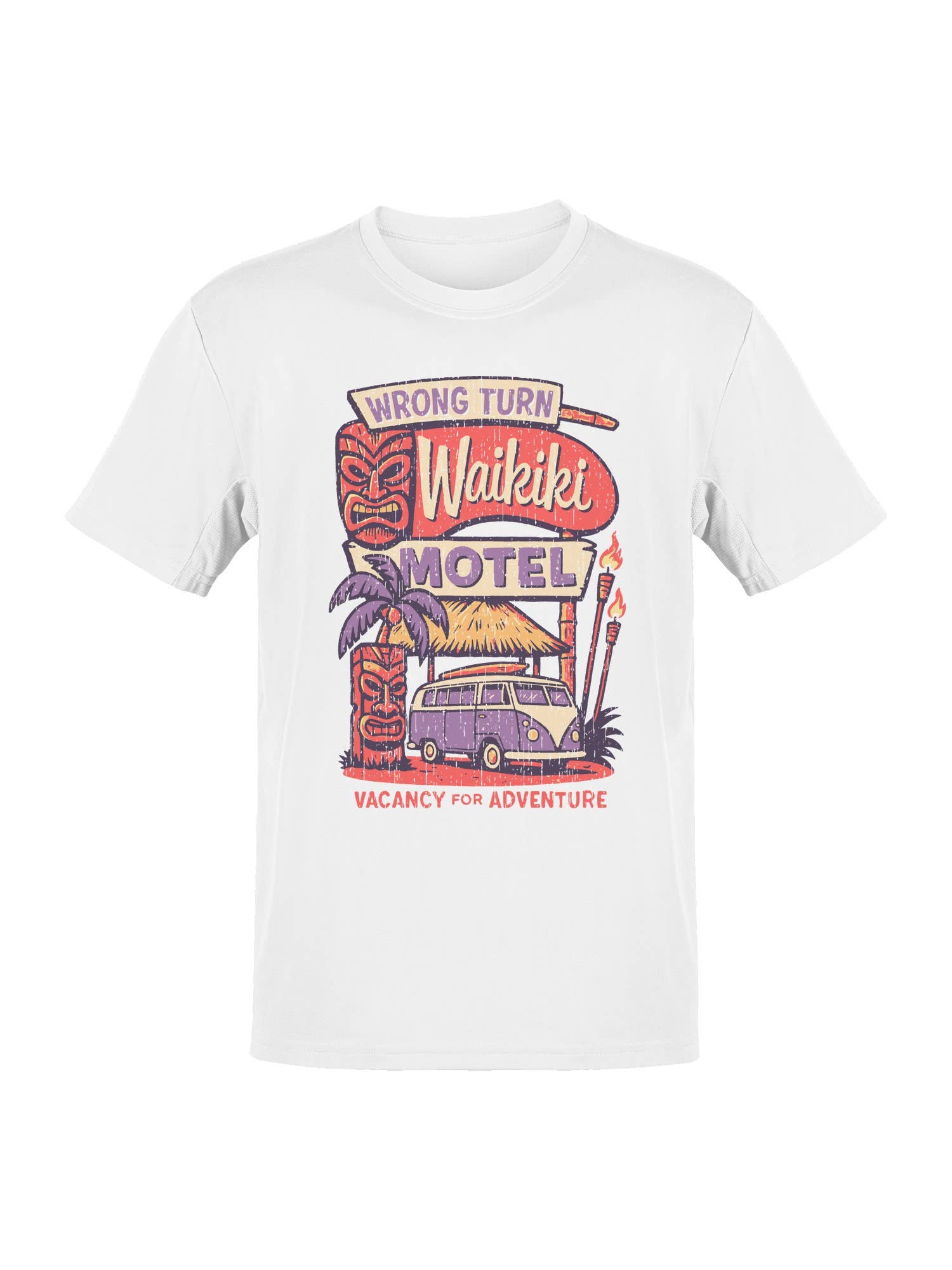 Waikiki Motel Adventure Graphic Men's T-Shirt Hoodie, Sweatshirt | PodTeesHub.com