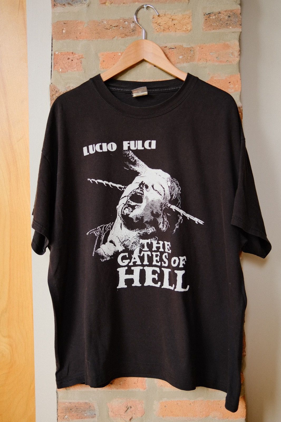 Vintage Lucio Fulci The Gates Of Hell Horror Tee Hoodie, Sweatshirt | PodTeesHub.com