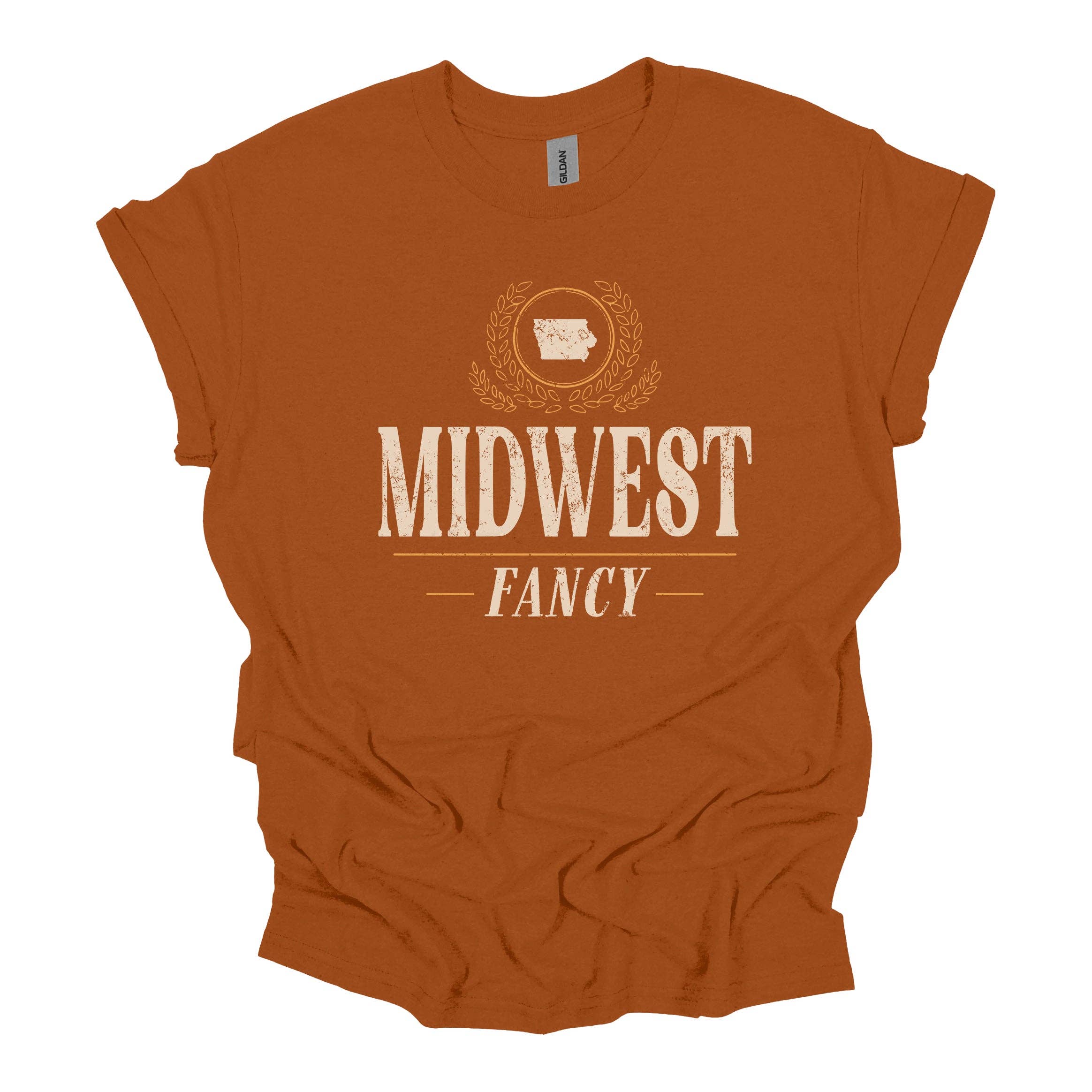 Midwest Fancy Iowa Tee Hoodie, Sweatshirt | PodTeesHub.com