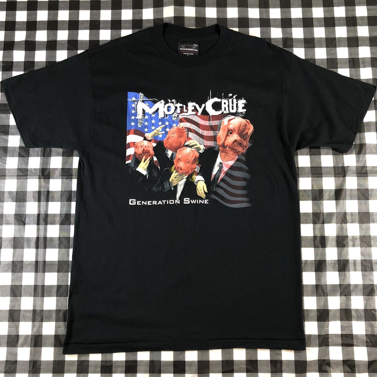 Vintage Motley Crue Generation Swine Pig 1997 Heavy Metal Tee Hoodie, Sweatshirt | PodTeesHub.com