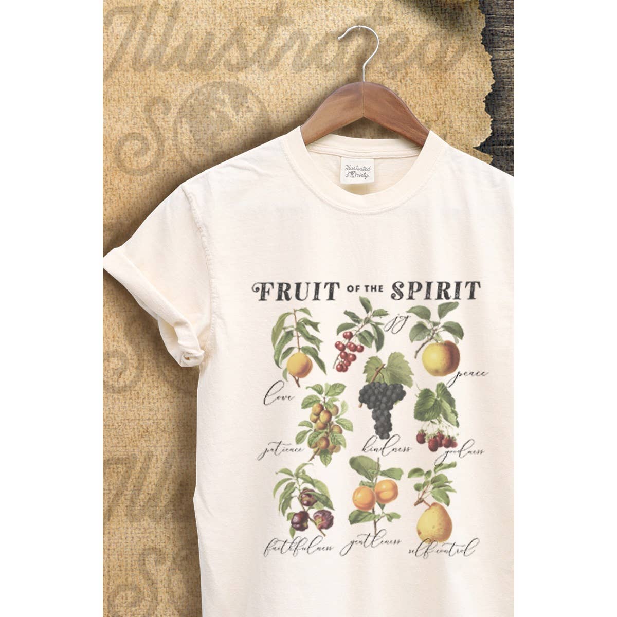Fruit of the Spirit Vintage Graphic Tee Hoodie, Sweatshirt | PodTeesHub.com