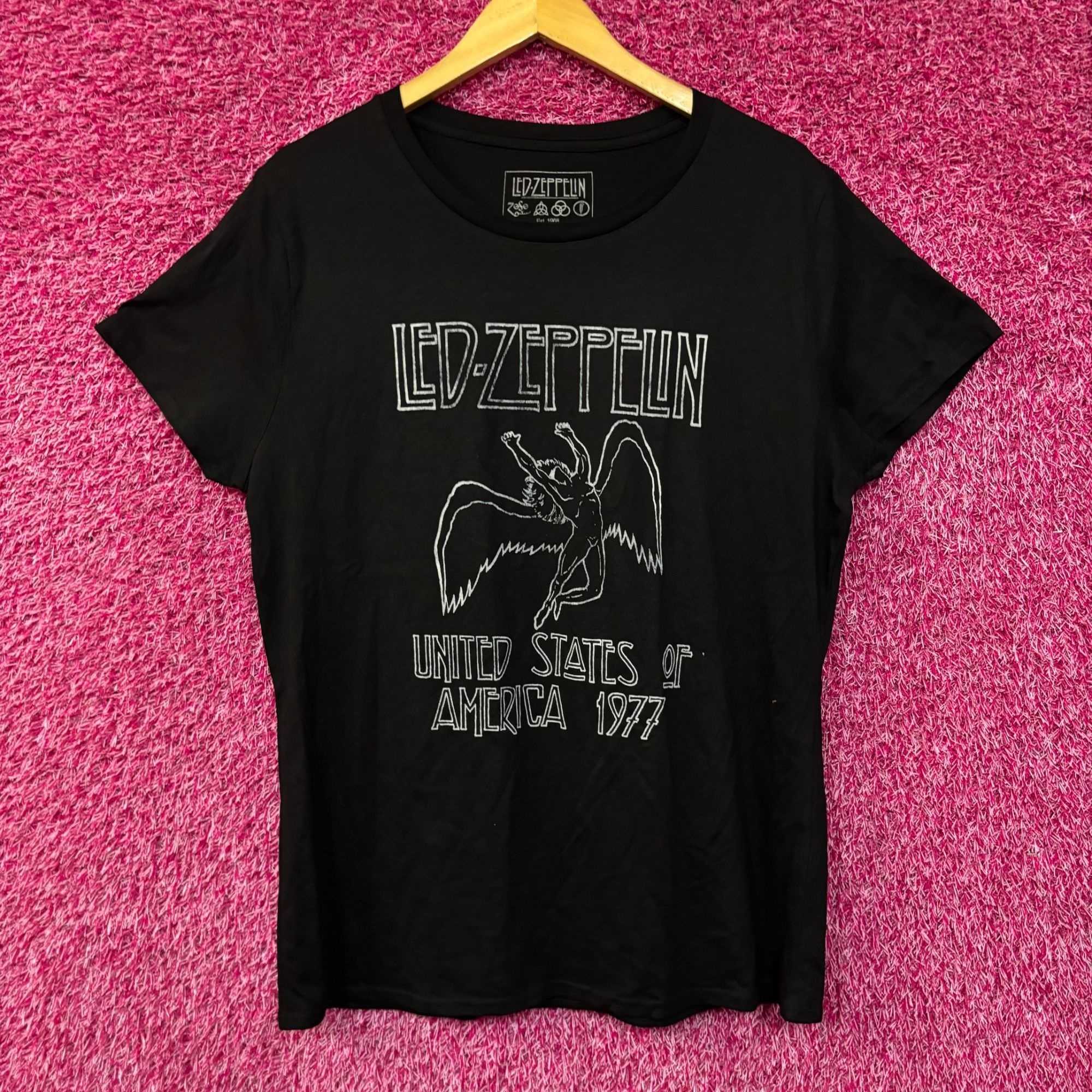 Zeppelin Led Zeppelin Icarus United States Of America 1977 T Shirt Xx Hoodie, Sweatshirt | PodTeesHub.com