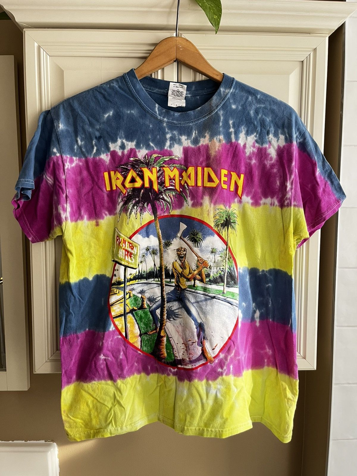 Iron Maiden Vintage Iron Maiden Tie Dye Shirt T-Shirts, Hoodie, Sweatshirt