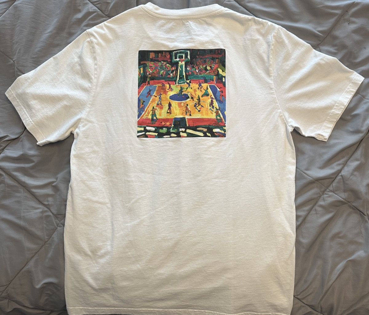 Aime Leon Dore Ald Rare Fw23 Basketball Court Cubism Tee Hoodie, Sweatshirt | PodTeesHub.com