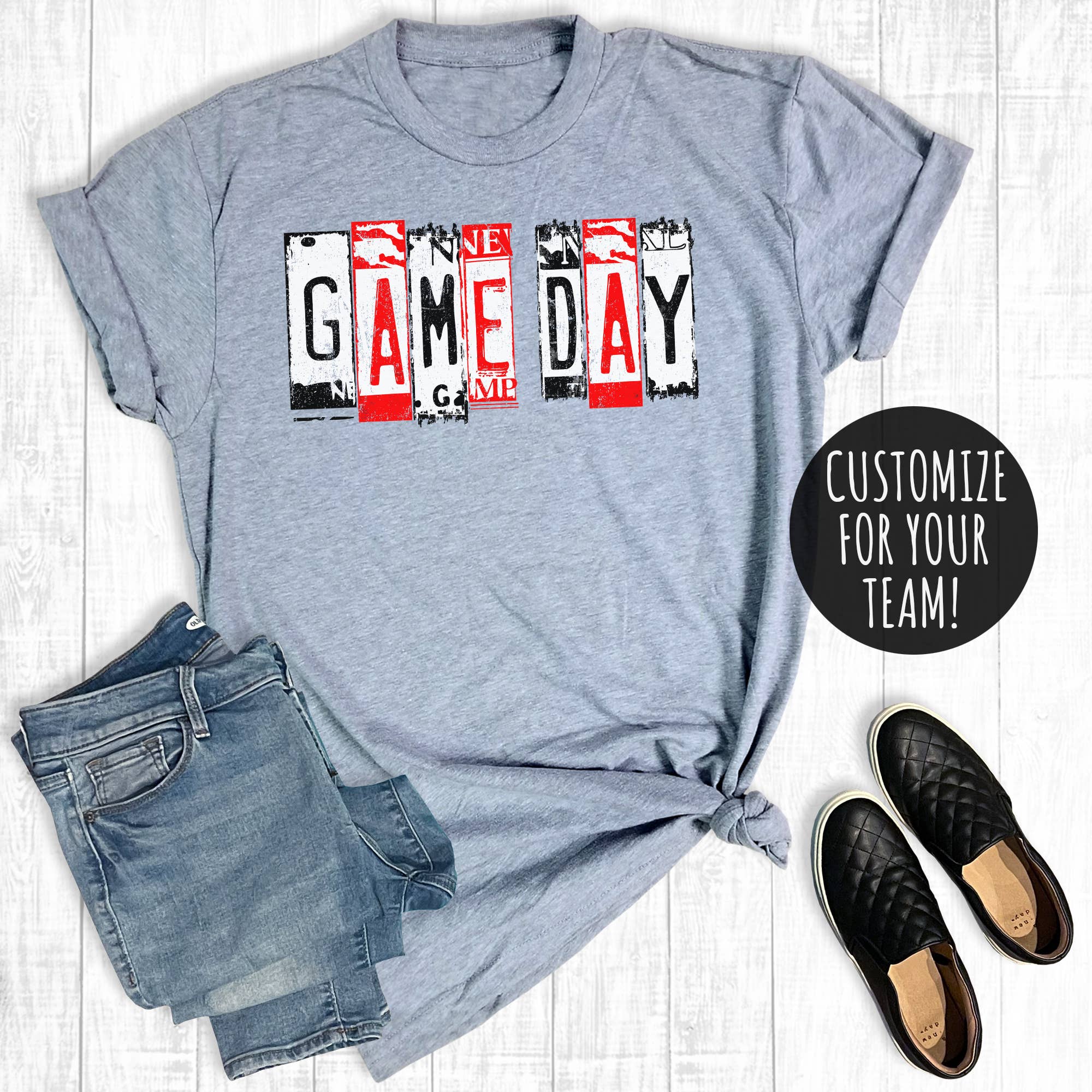 Custom Football Game Day License Plate Graphic Tee Hoodie, Sweatshirt | PodTeesHub.com