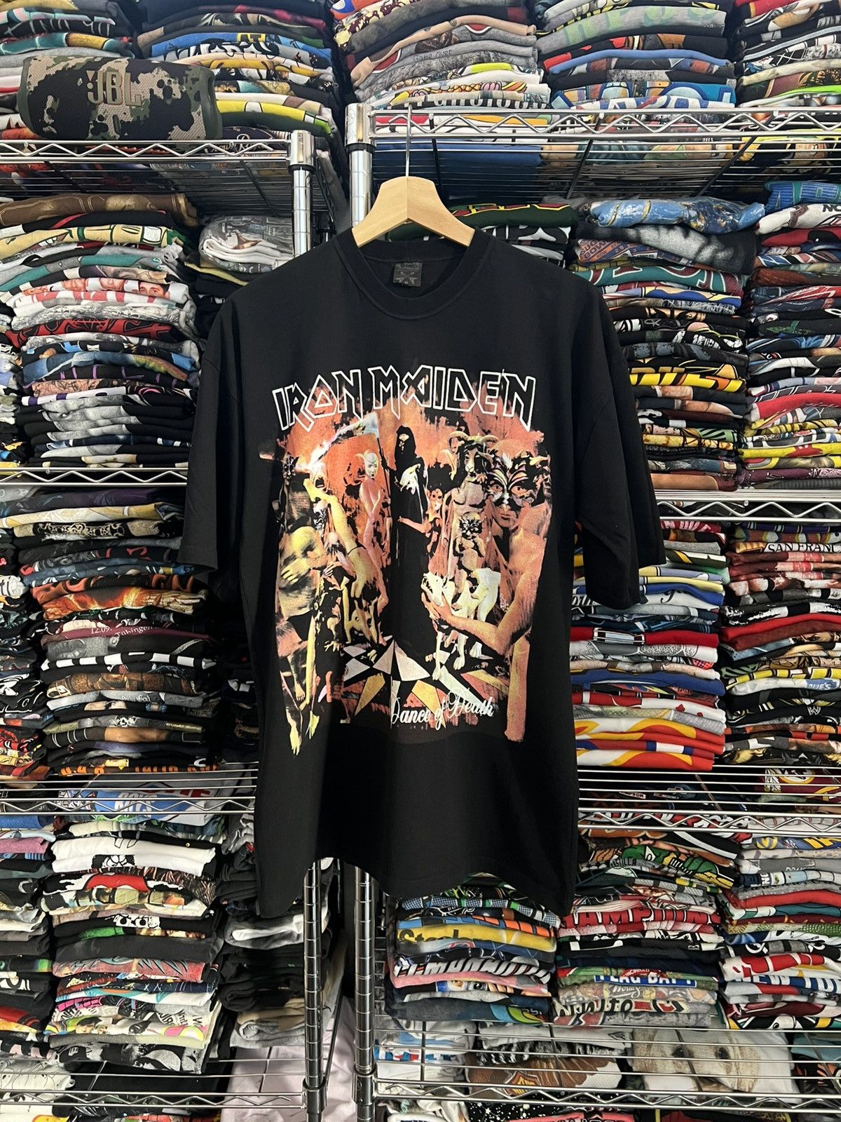 Maiden 2003 Iron Maiden Dance Of Death Metal Band Album Cover Tee Hoodie, Sweatshirt | PodTeesHub.com