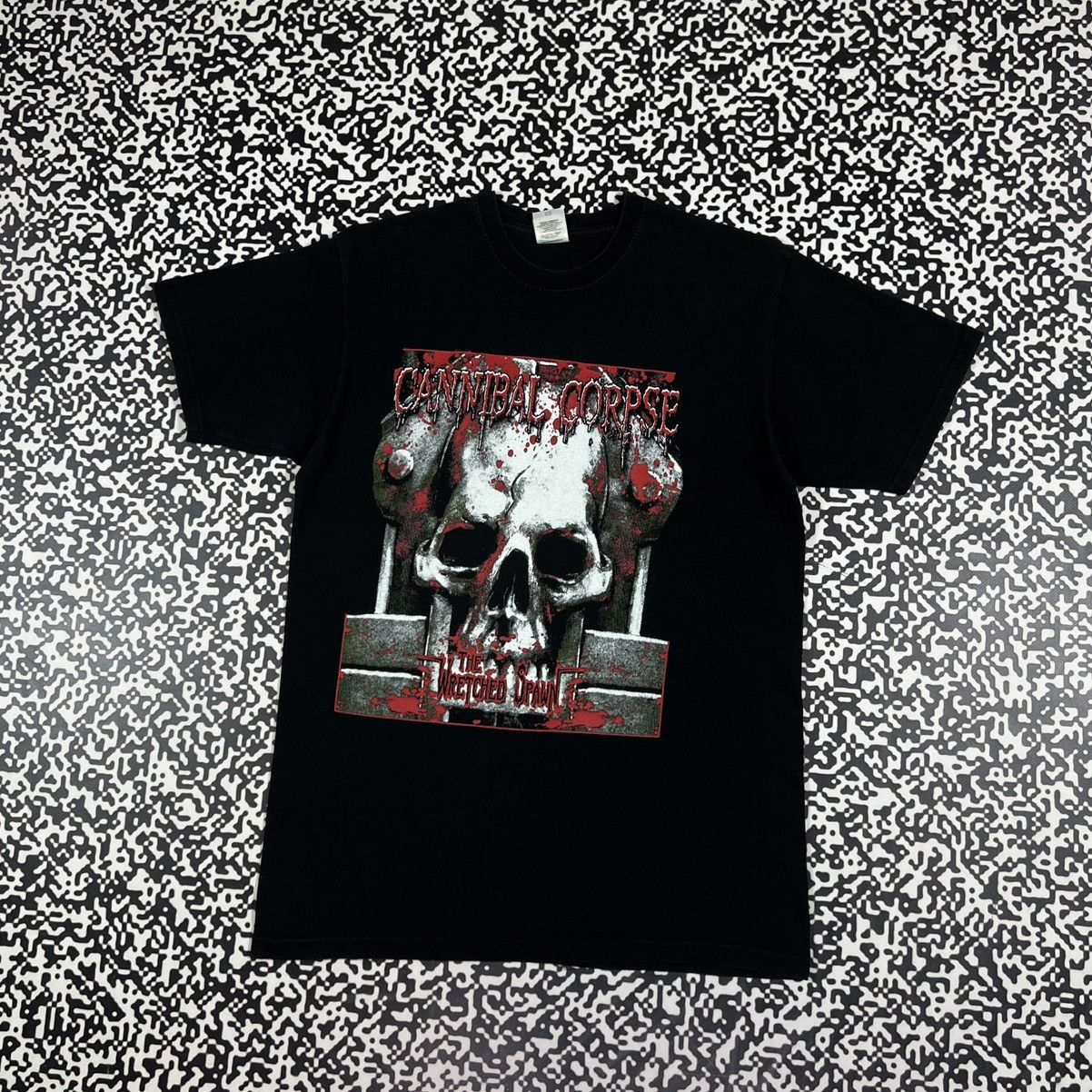 Band Tees Vintage Y2k Cannibal Corpse Band Rock Skull Horror T Shirt Hoodie, Sweatshirt | PodTeesHub.com