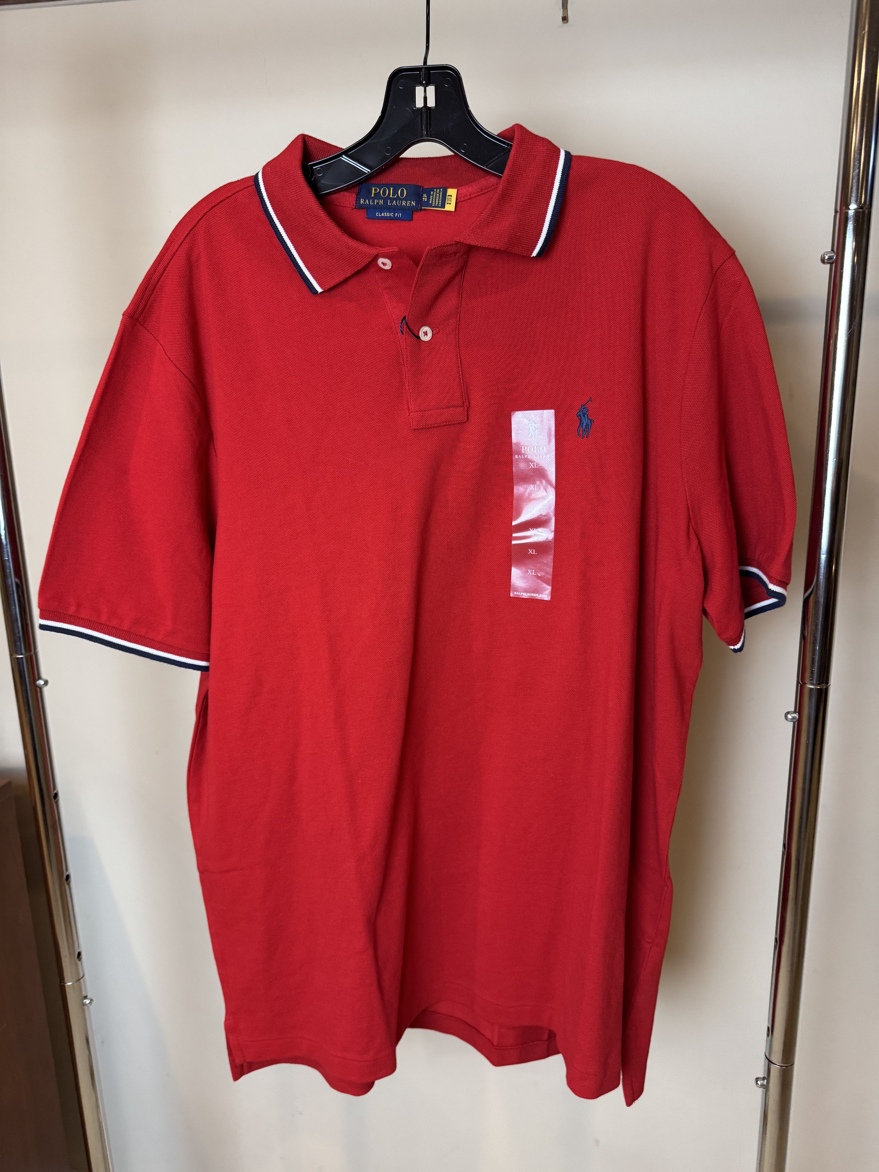 Ralph Lauren Polo Ralph Lauren Classic Fit Mesh Polo Shirt Red Hoodie, Sweatshirt | PodTeesHub.com