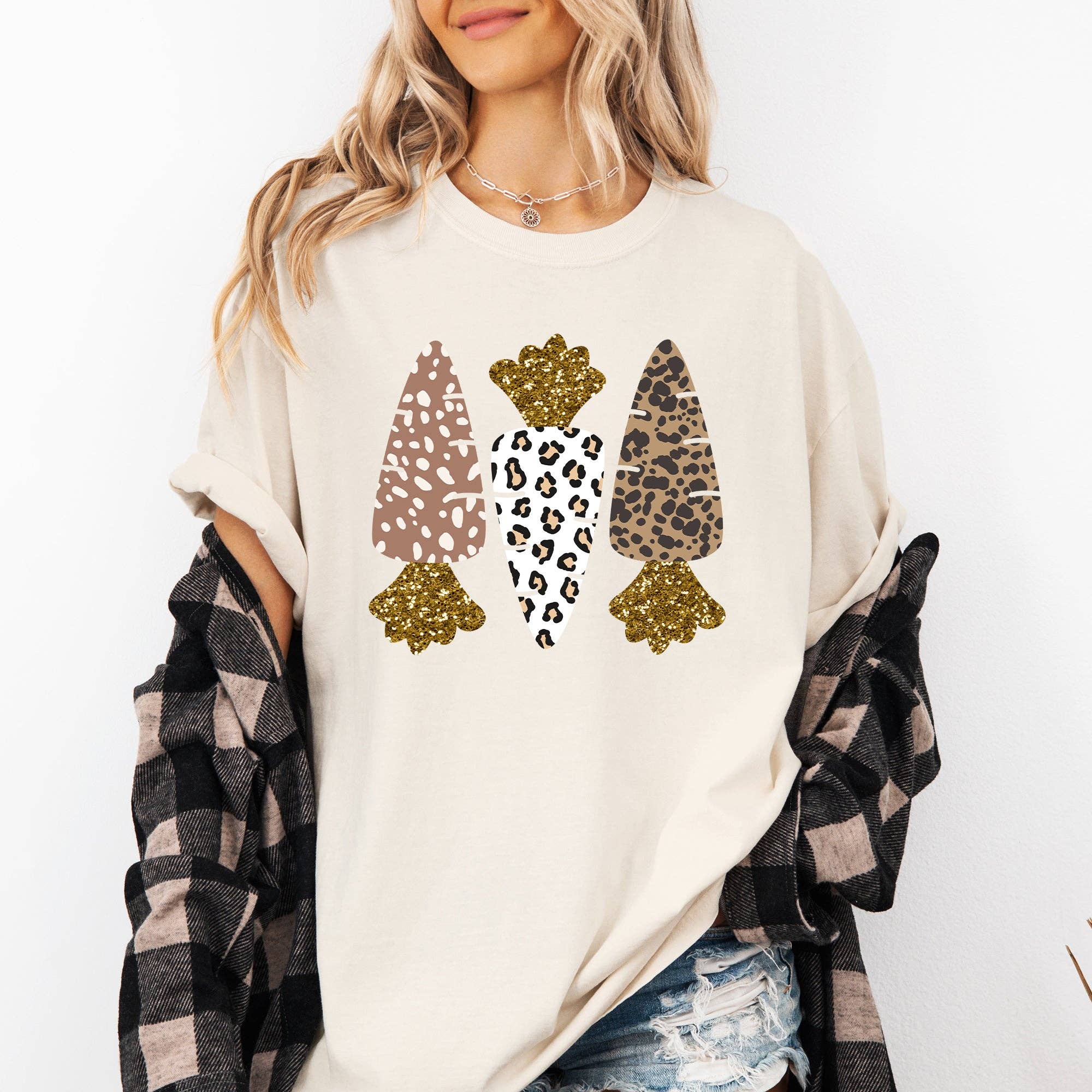 Leopard Print Carrots, Easter, Bunny, Jesus, Rabbit Tshirt Hoodie, Sweatshirt | PodTeesHub.com