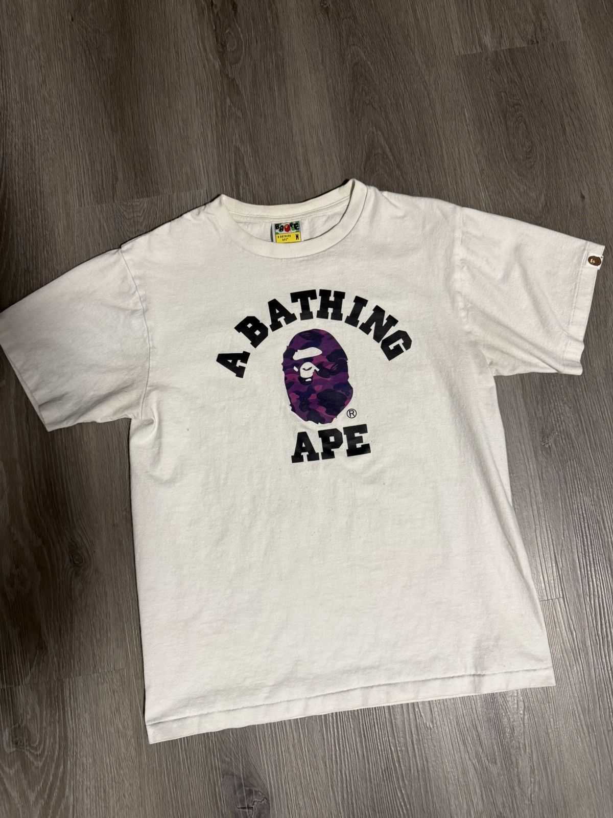 Bape Purple Camo College T-Shirts, Hoodie, Sweatshirt