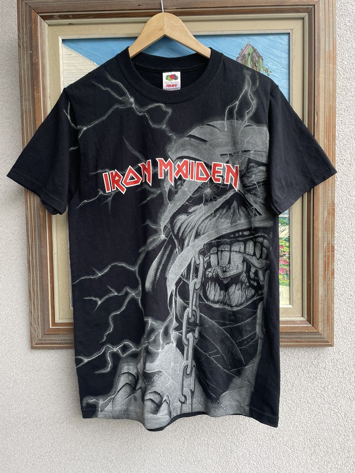 Iron Maiden X Vintage Vintage 00s Y2k License Band Tee Iron Maiden 2008 Rock Metal Hoodie, Sweatshirt | PodTeesHub.com