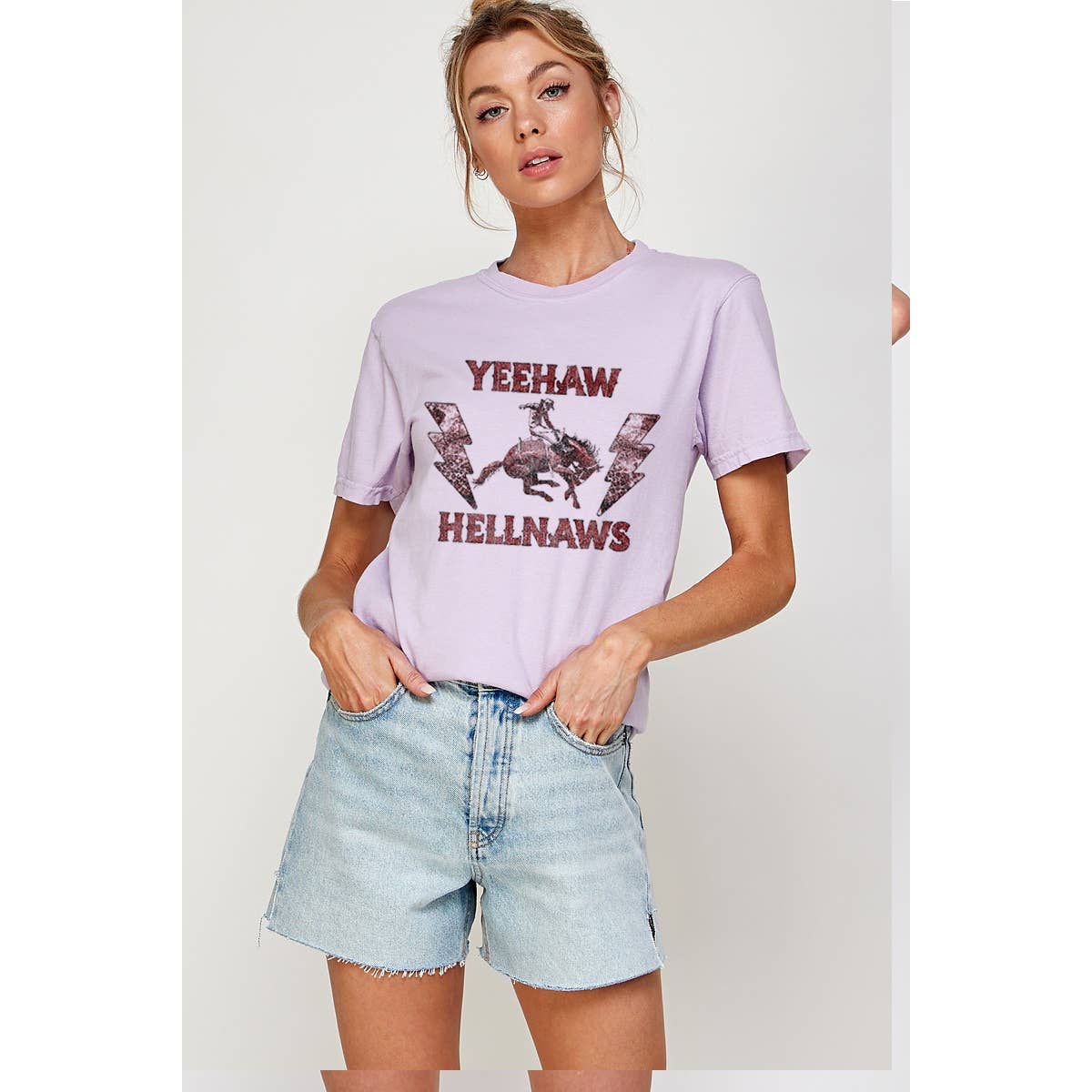 Yee Haw Hellnaws Graphic Tee Hoodie, Sweatshirt | PodTeesHub.com
