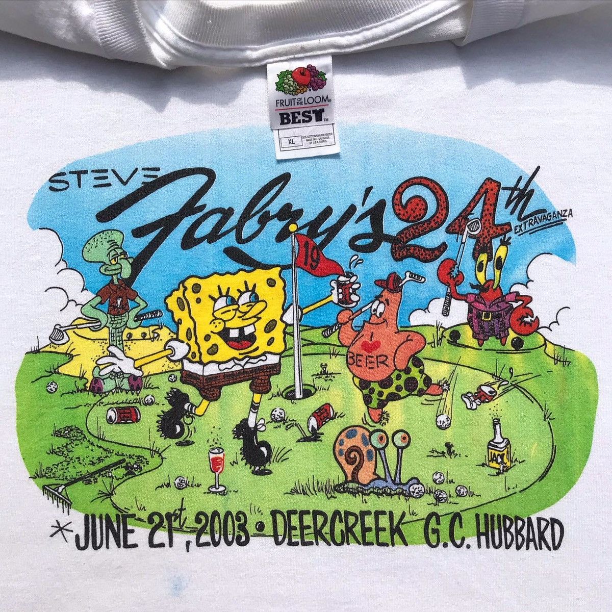Vintage 2003 Spongebob Steve Fabry S Tee Hoodie, Sweatshirt | PodTeesHub.com