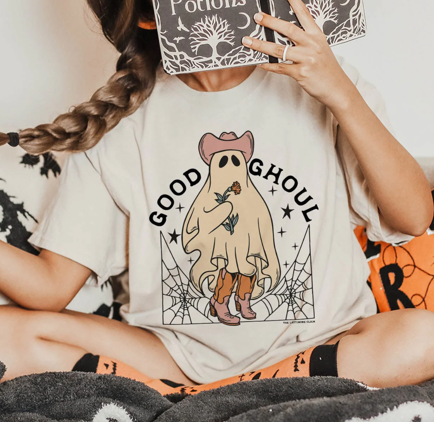 Good Ghoul Halloween Graphic Tee - 2 Color Options Hoodie, Sweatshirt | PodTeesHub.com