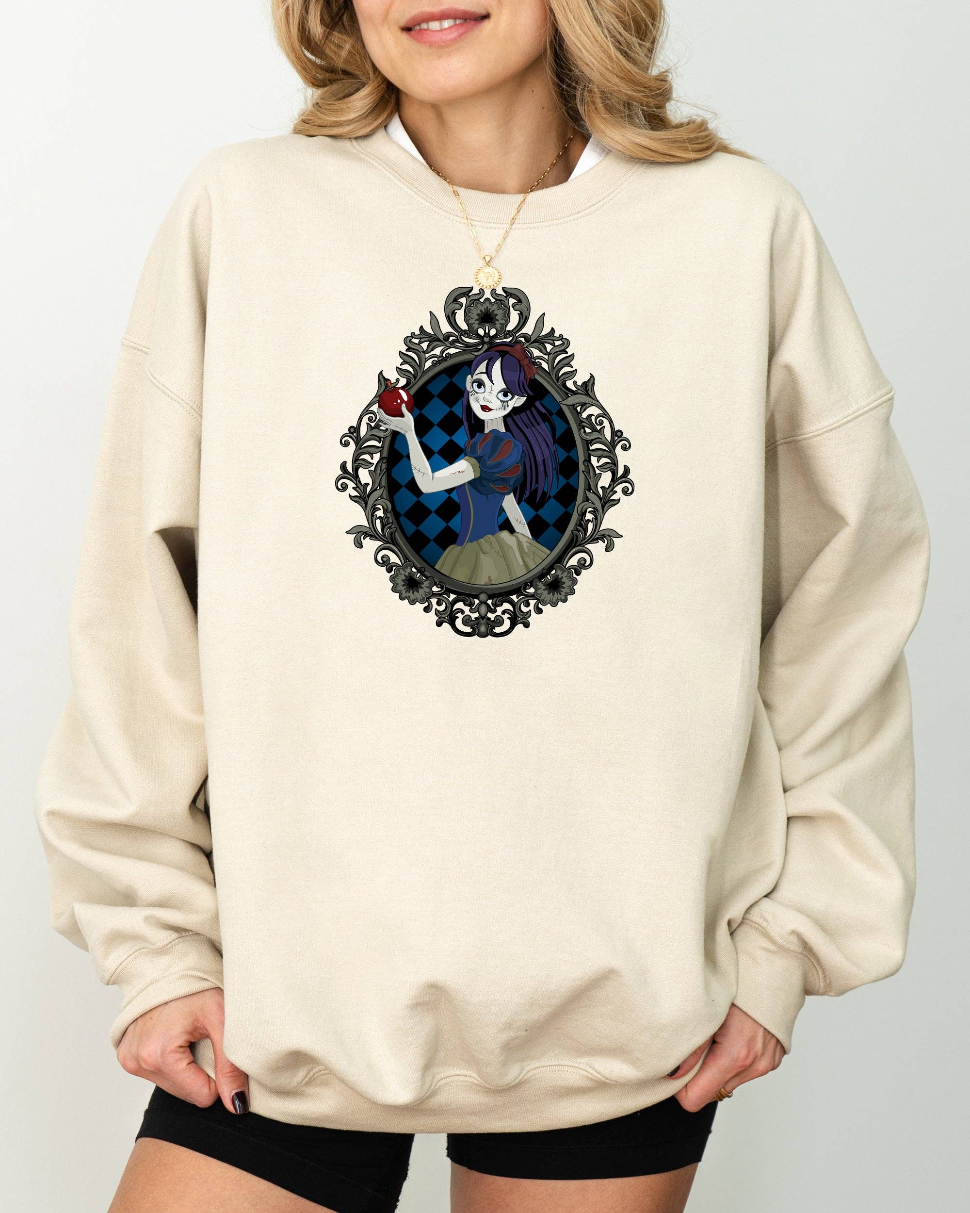 Snow White, Princess, Skeleton, Halloween Sweatshirt T-Shirts, Hoodie | PodTeesHub.com