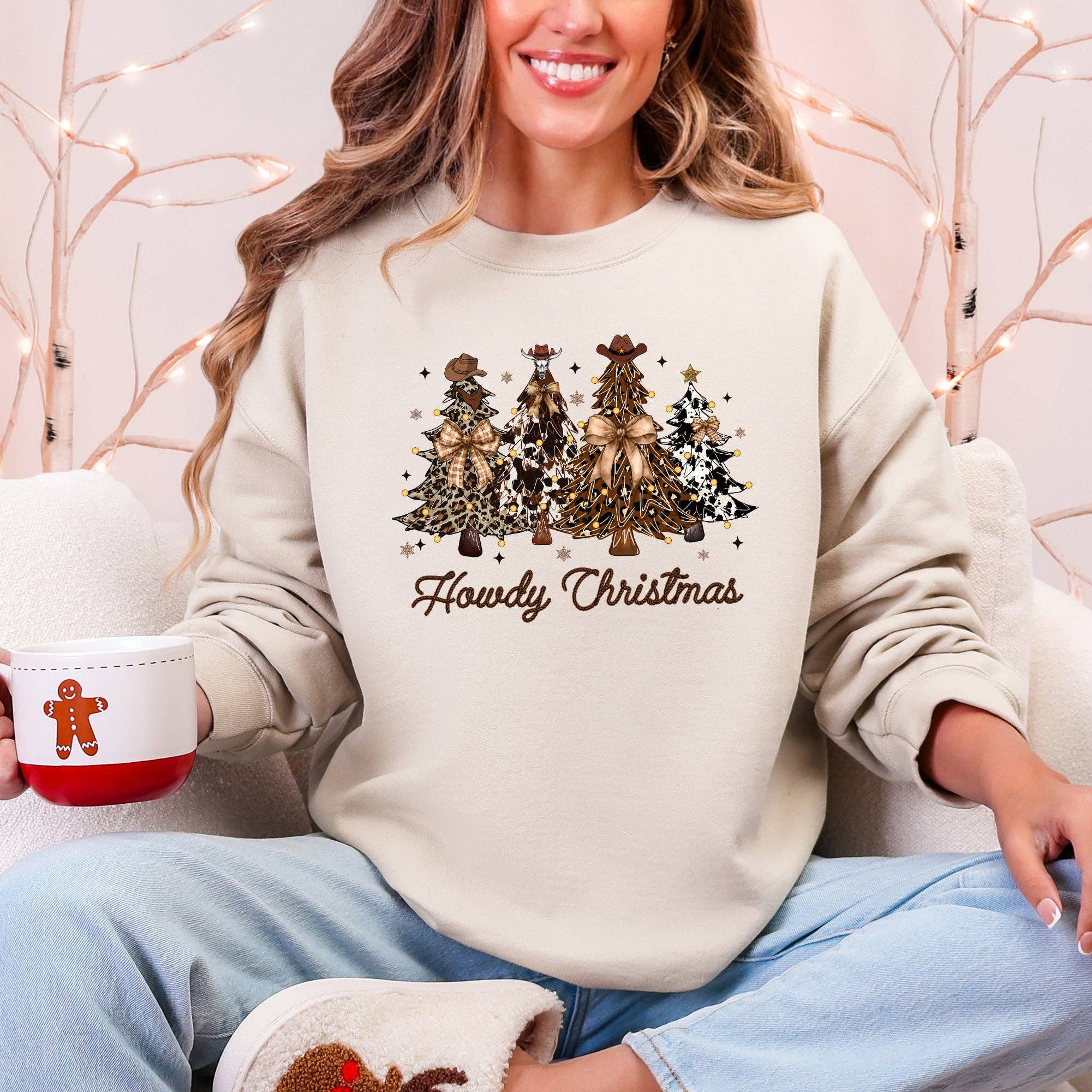 Howdy Christmas, Western, Country, Christmas, Sweatshirt T-Shirts, Hoodie | PodTeesHub.com